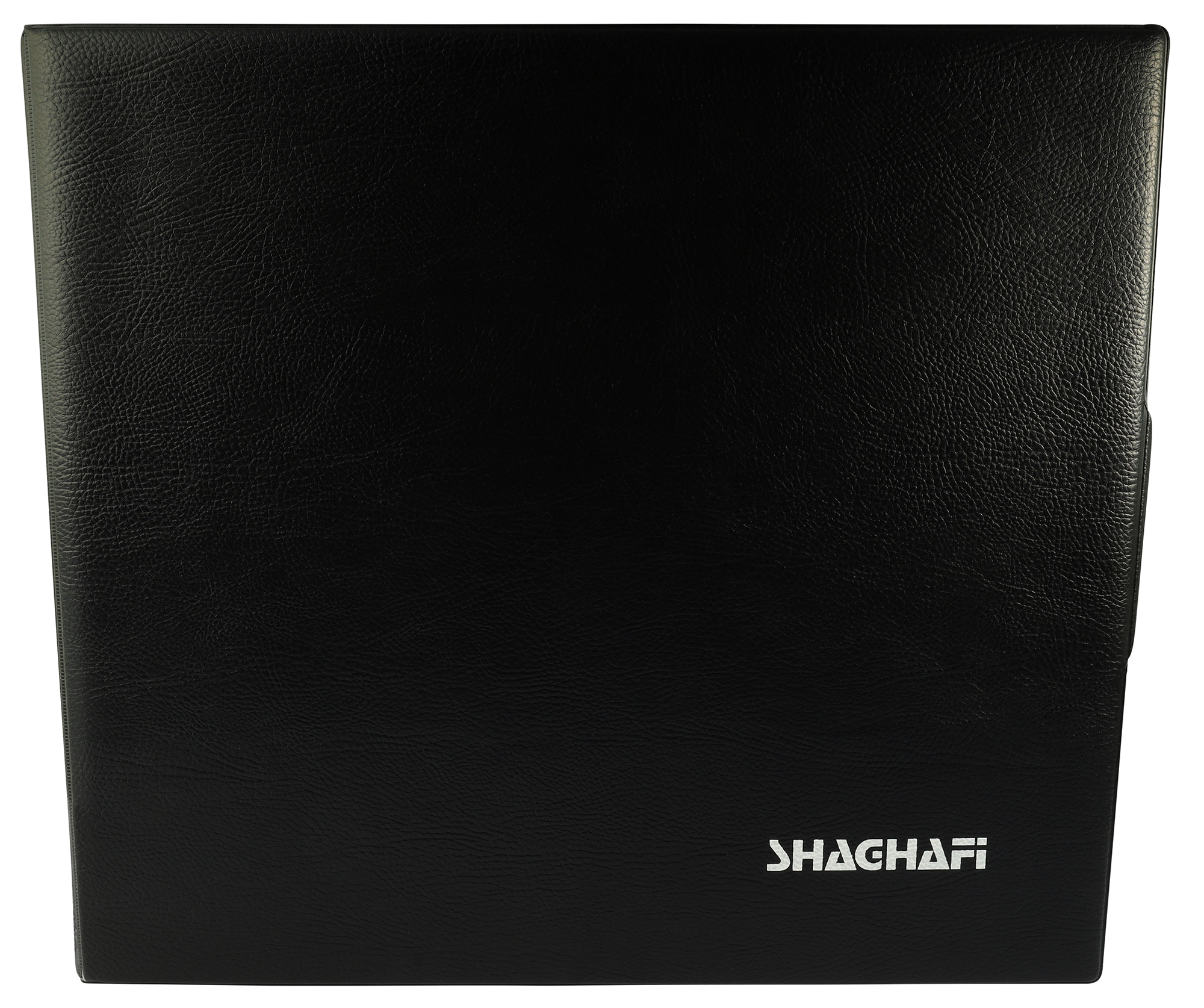 "Shaghafi" Mappe für Uhrenarmbänder, 5-seitig, Kunststoff, schwarz/ grau, 29,2 cm x 33,2 cm x 6 cm