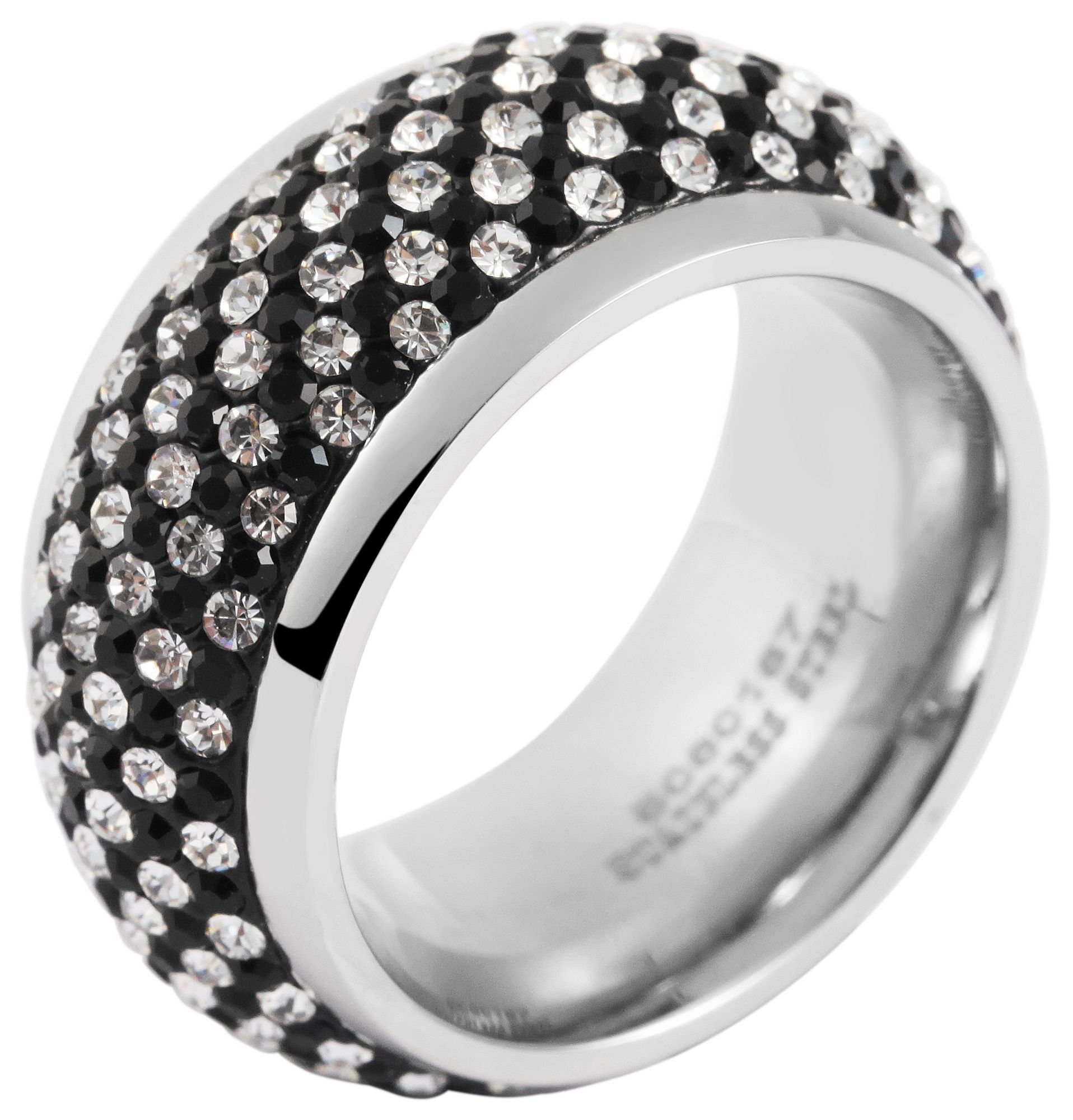 Akzent Damen-Ring aus Edelstahl