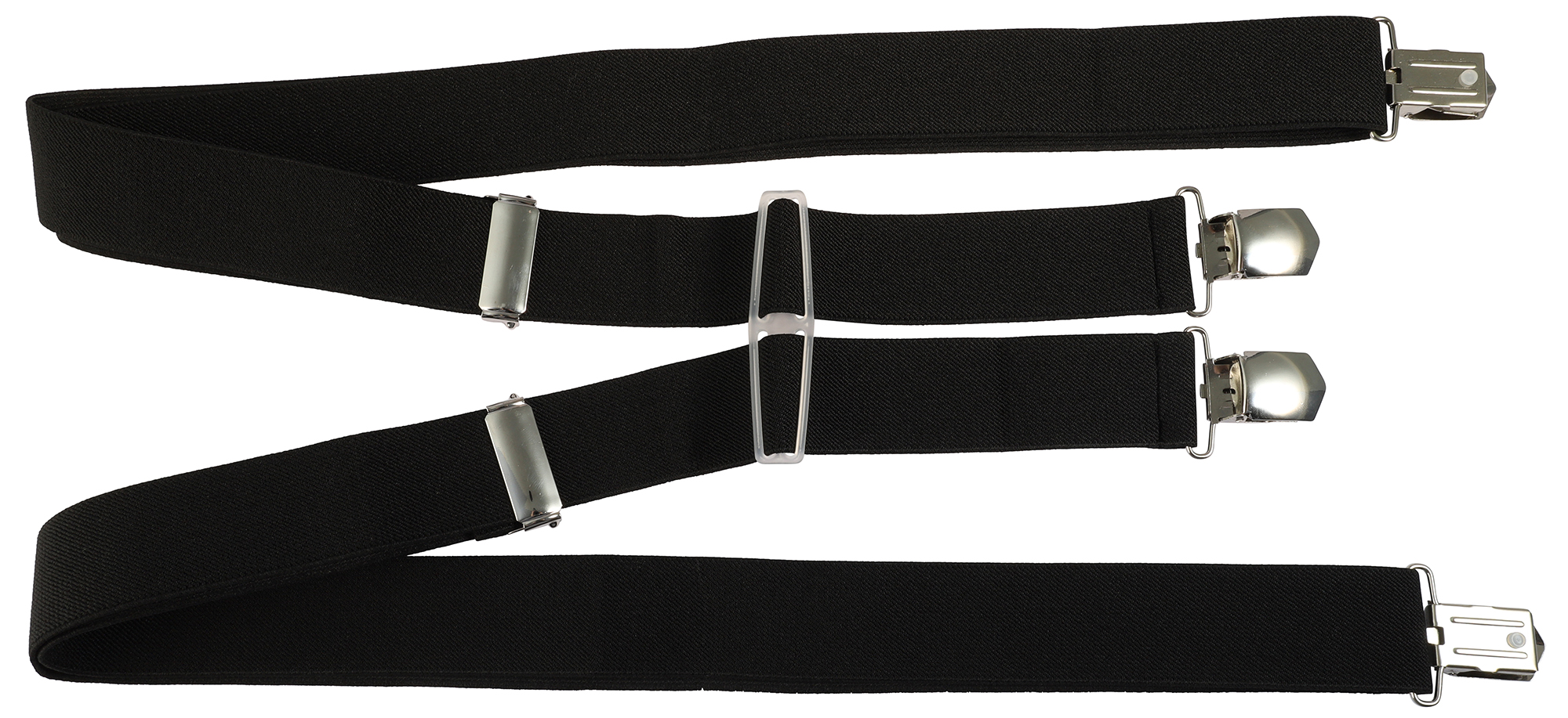 Hosenträger, 100 cm, elastisch, schwarz
