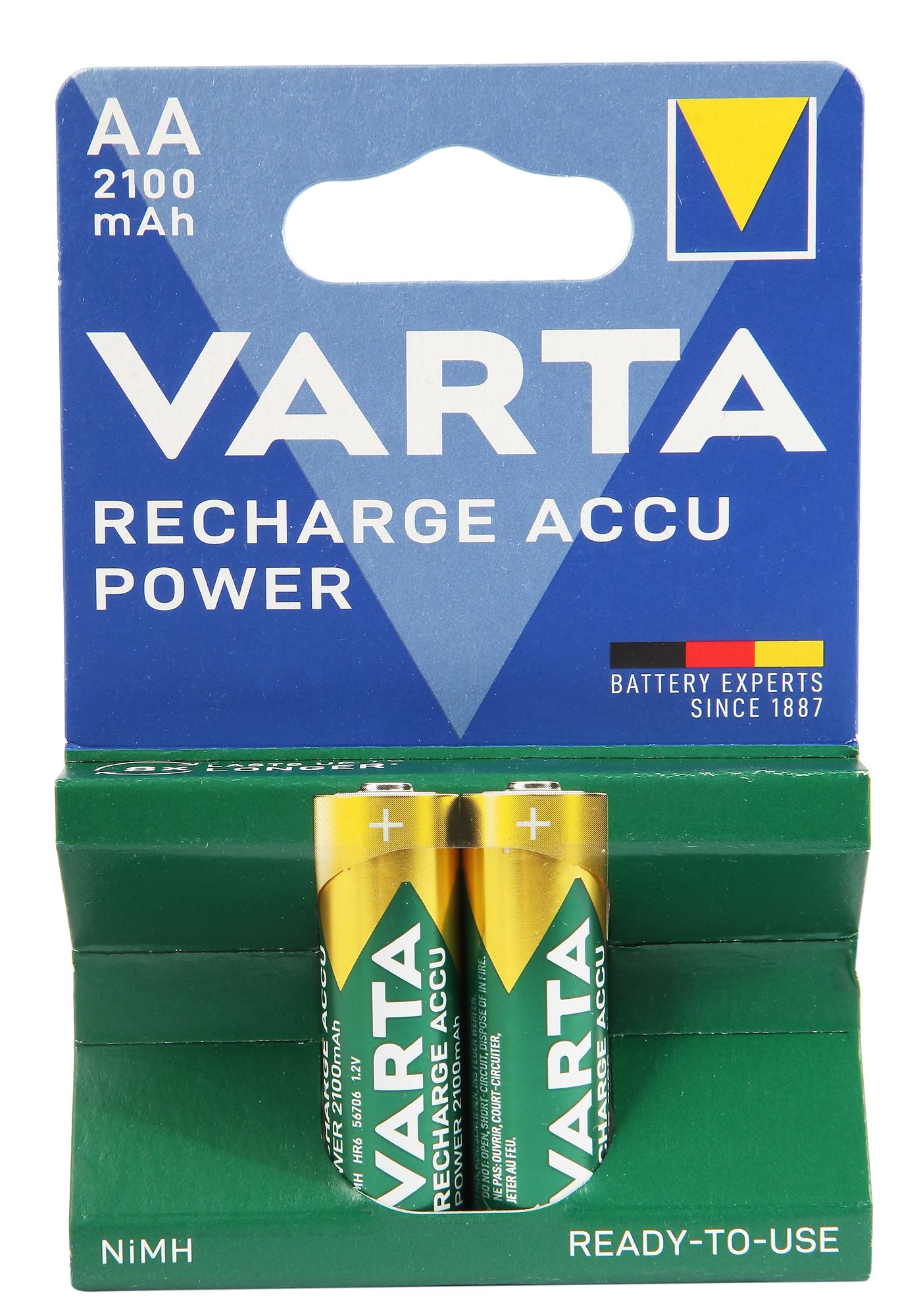 Varta Rechargeable Accu AA, 2er Blister