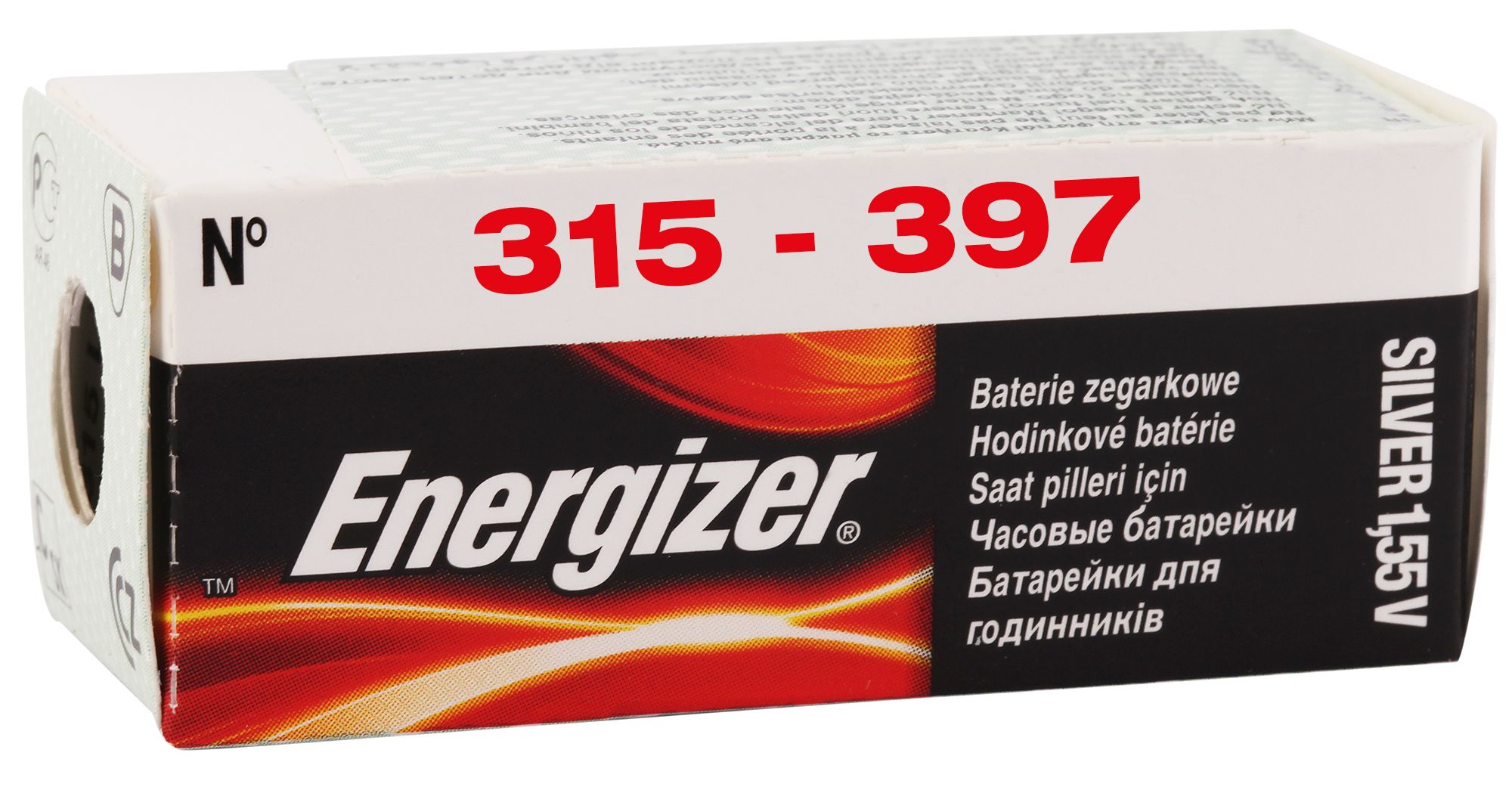 ENERGIZER Knopfzellen, 0% Quecksilber , Inhalt 10 Stück, 315 - 393