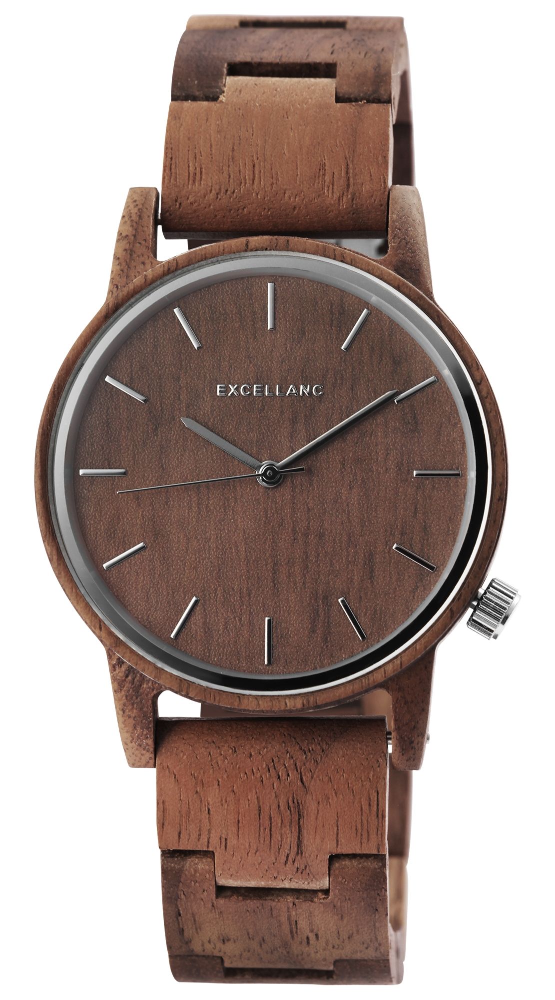 Excellanc Herrenarmbanduhr aus Holz