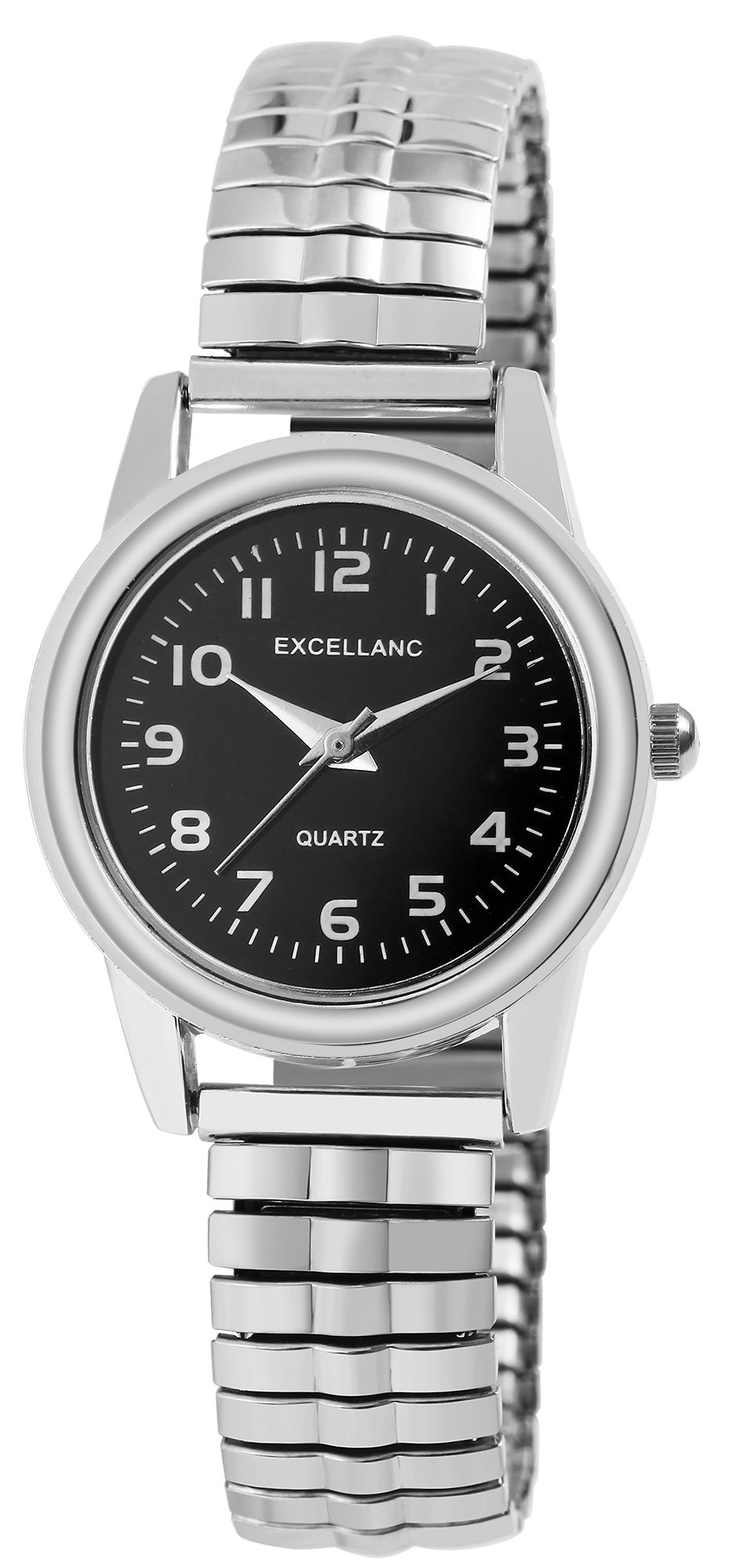 Excellanc Damenuhr mit Edelstahlzugband