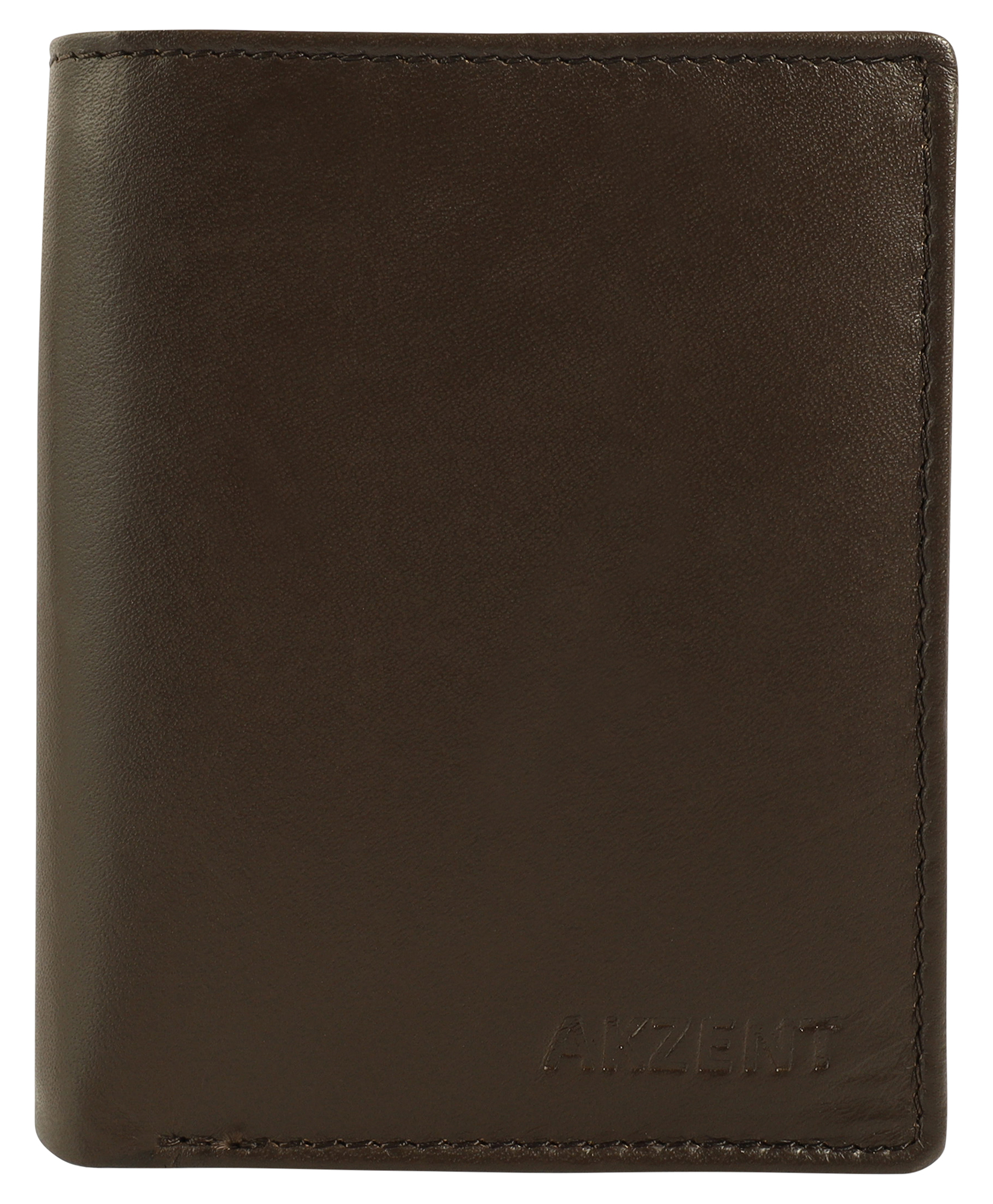 Akzent Echt Leder Geldbörse, braun