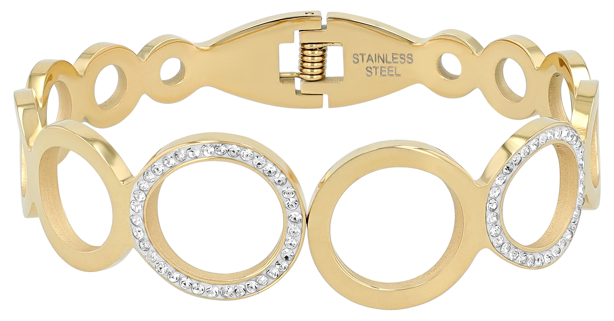 Akzent Edelstahl Armreifen