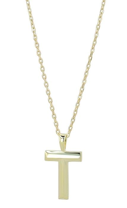 "Silia", 925/- Echt Silber Kette, Anhänger Kreuz, vergoldet