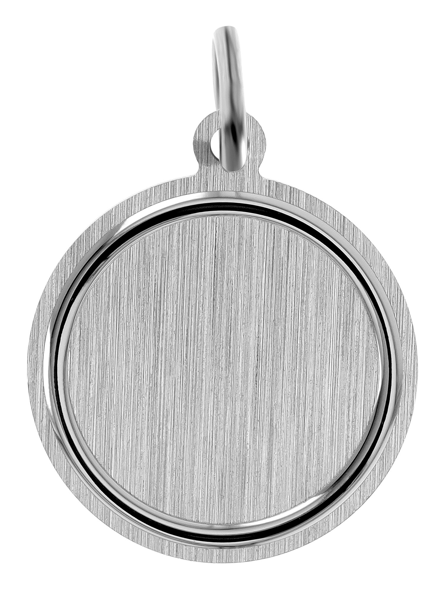 925/- Echt Silber Münzanhänger "Ailos", rhodiniert, Ø 16 mm
