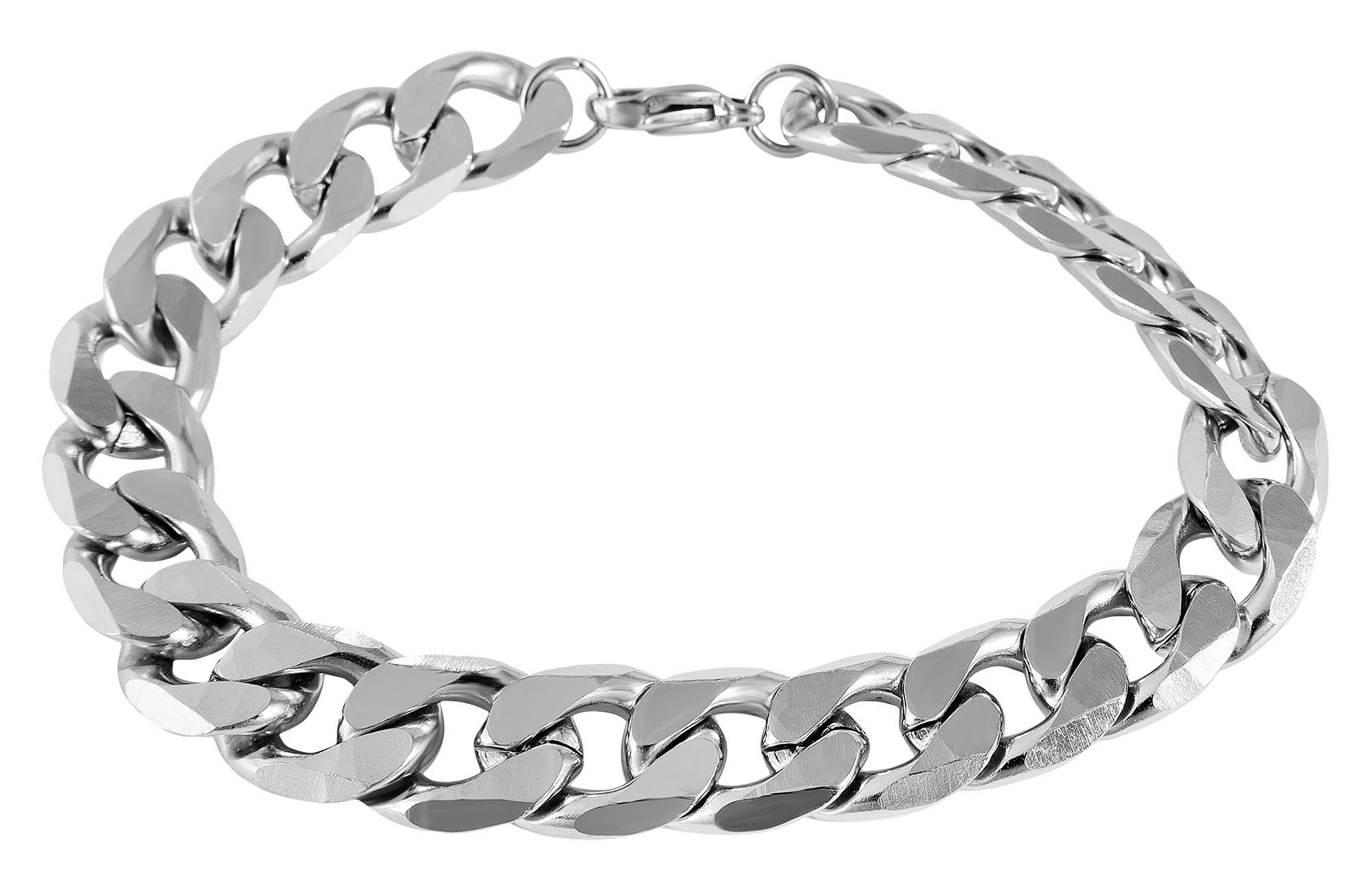 Edelstahl Panzerkettenarmband