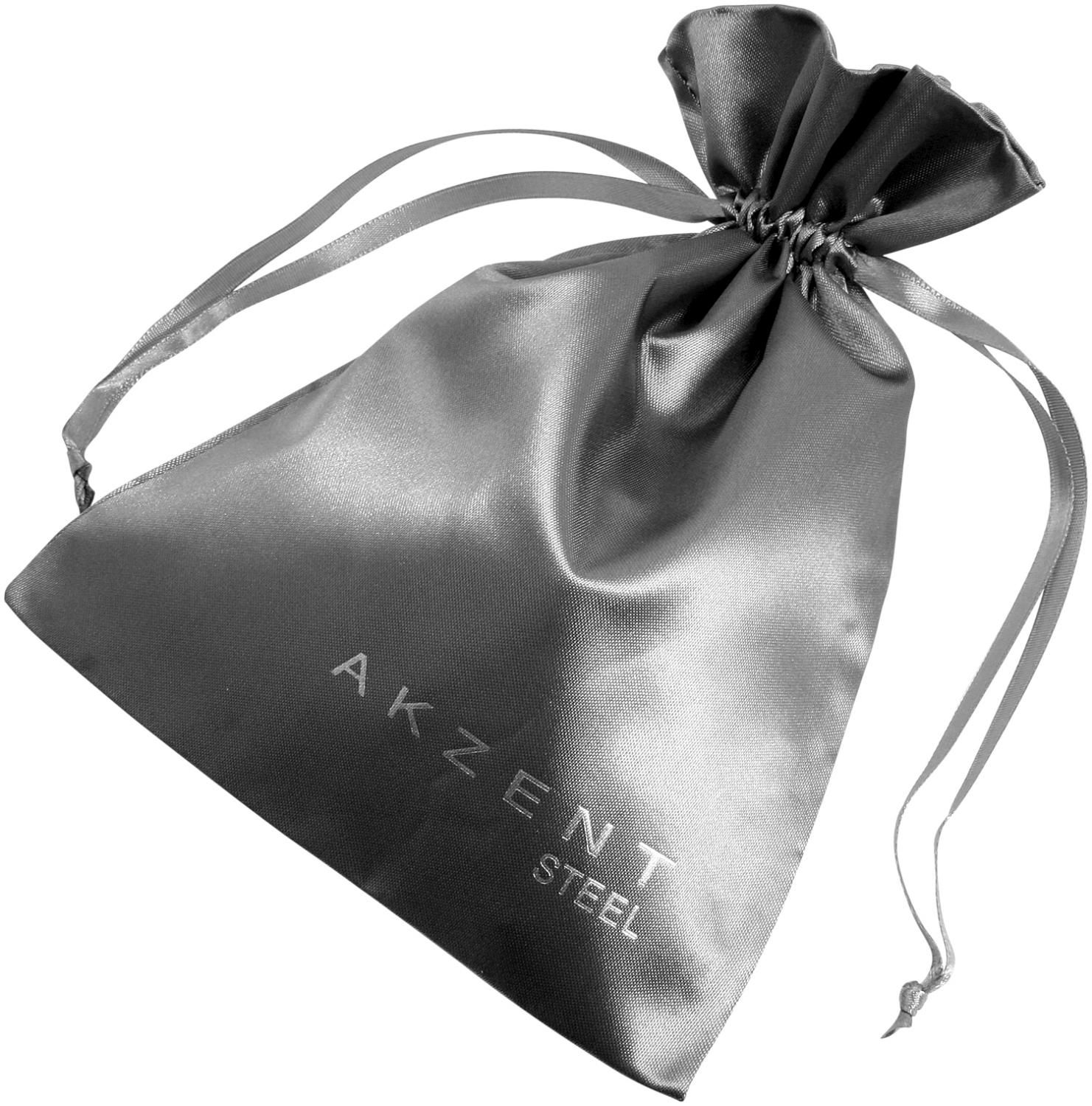 Akzent Schmuckbeutel aus Polyester, VE 50, 20 cm x 14 cm, grau