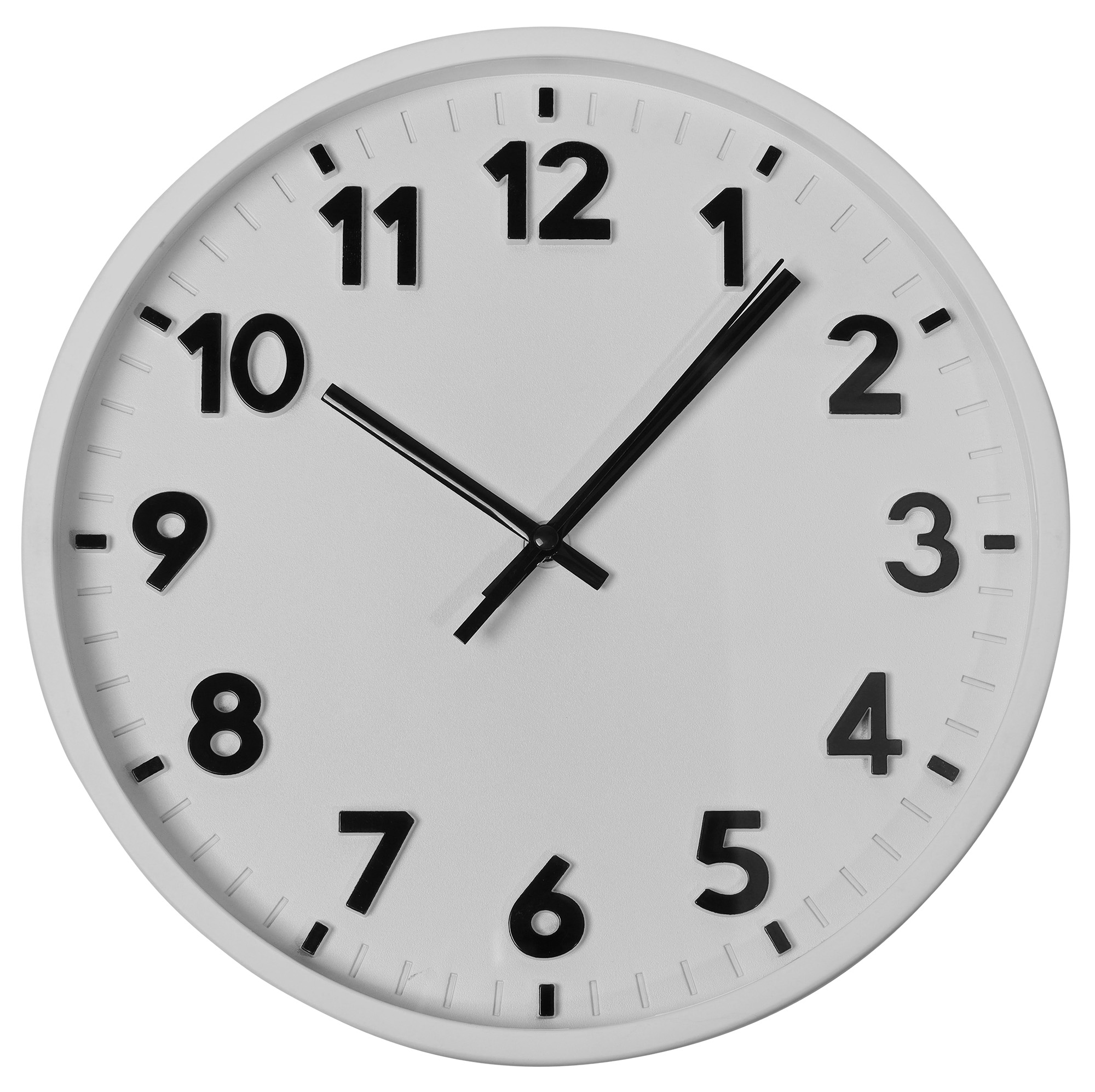 Wanduhr - Ø 25,6 cm, weiß