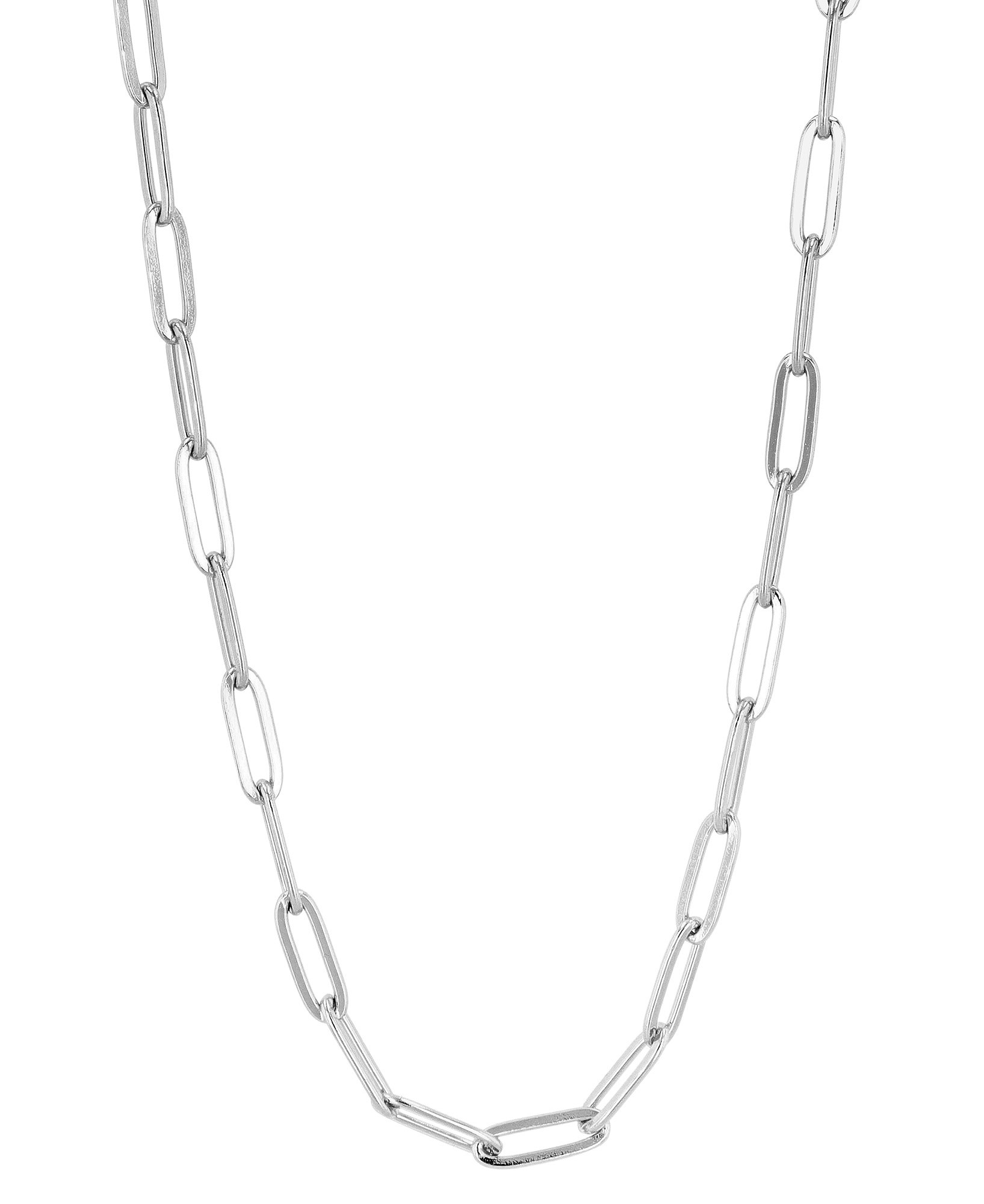 "Kamika" Edelstahl Gliederkette, 45cm/ 3 mm, silberfarben