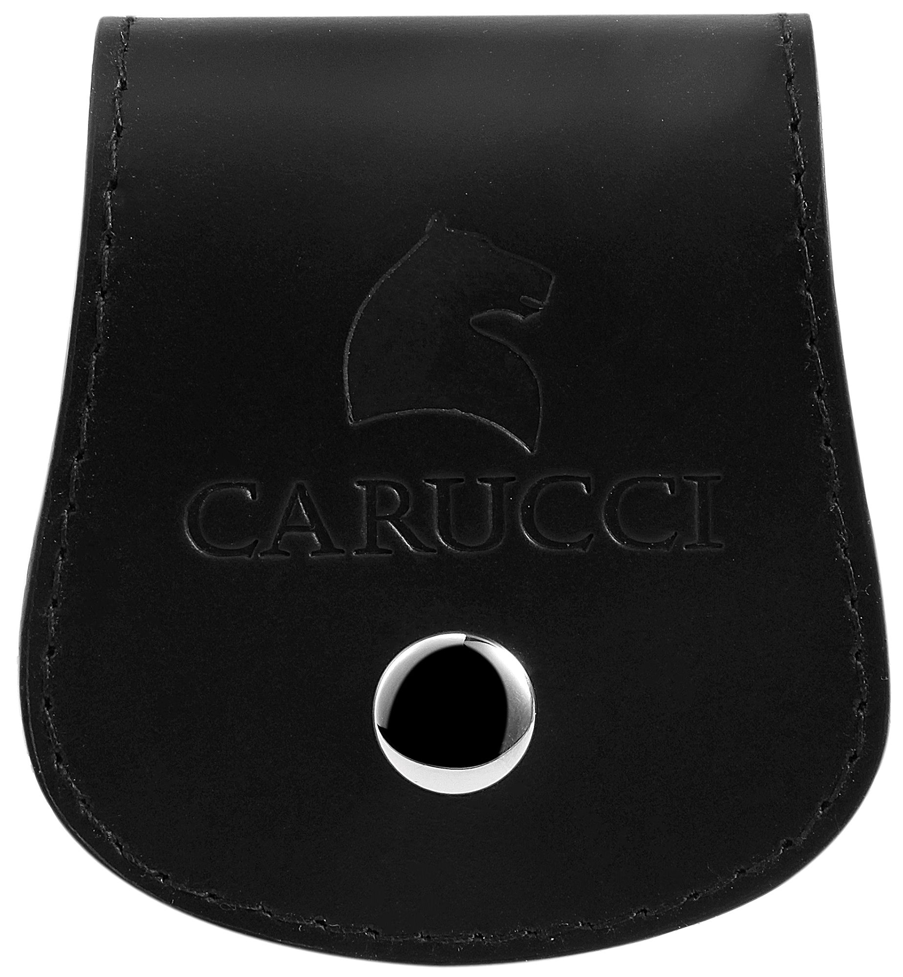 Carucci Ledertasche, schwarz