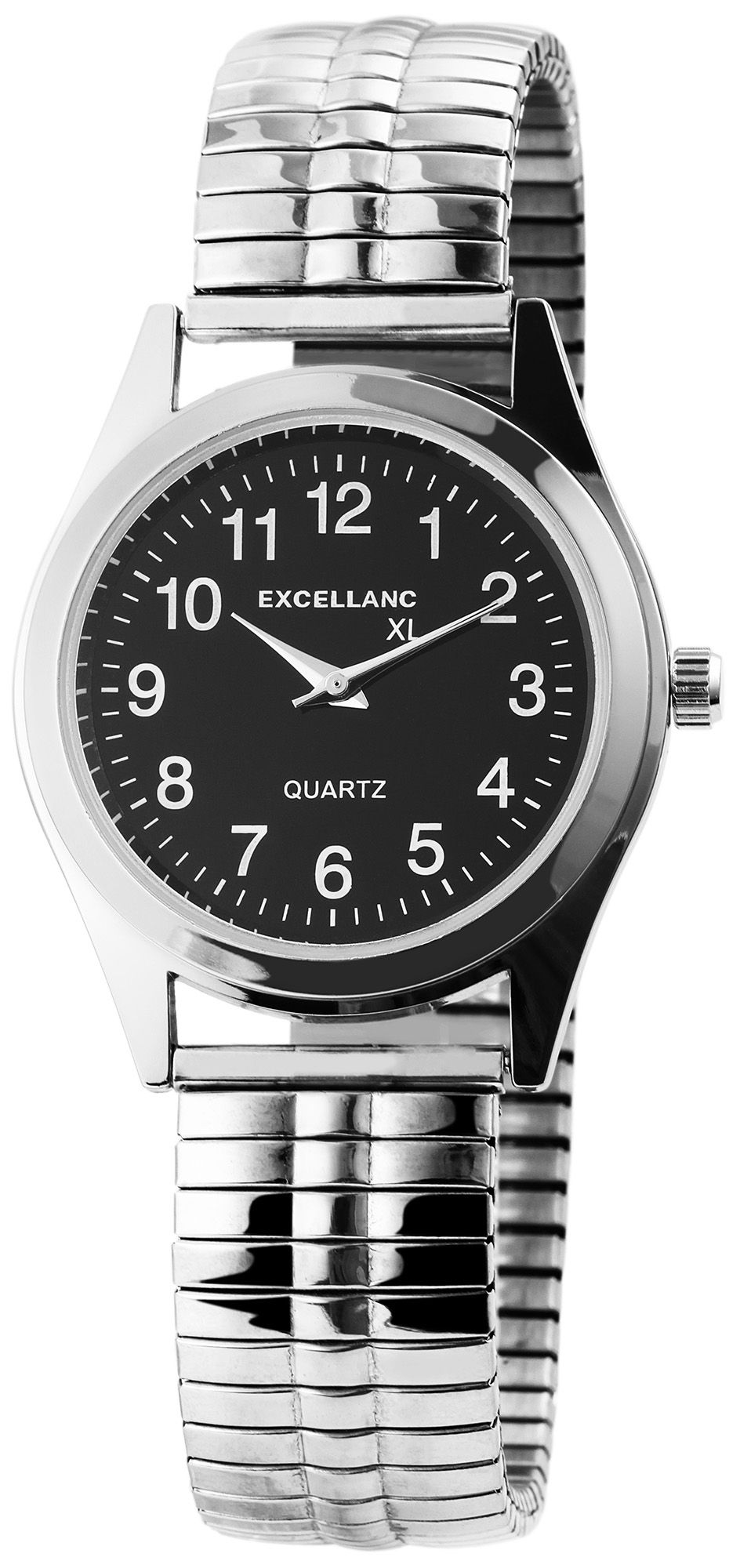 Excellanc Herrenuhr mit Edelstahlzugband