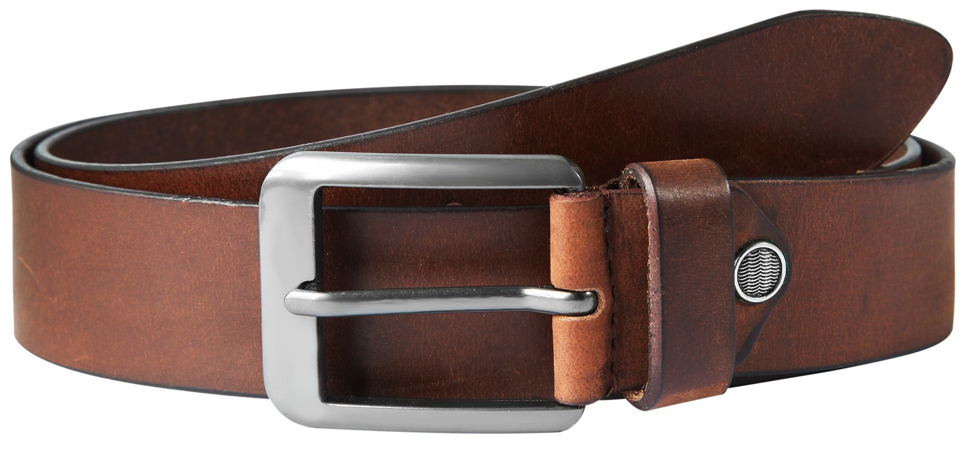 Leonardo Verrelli Echt Leder Gürtel, kürzbar, braun, 90 cm