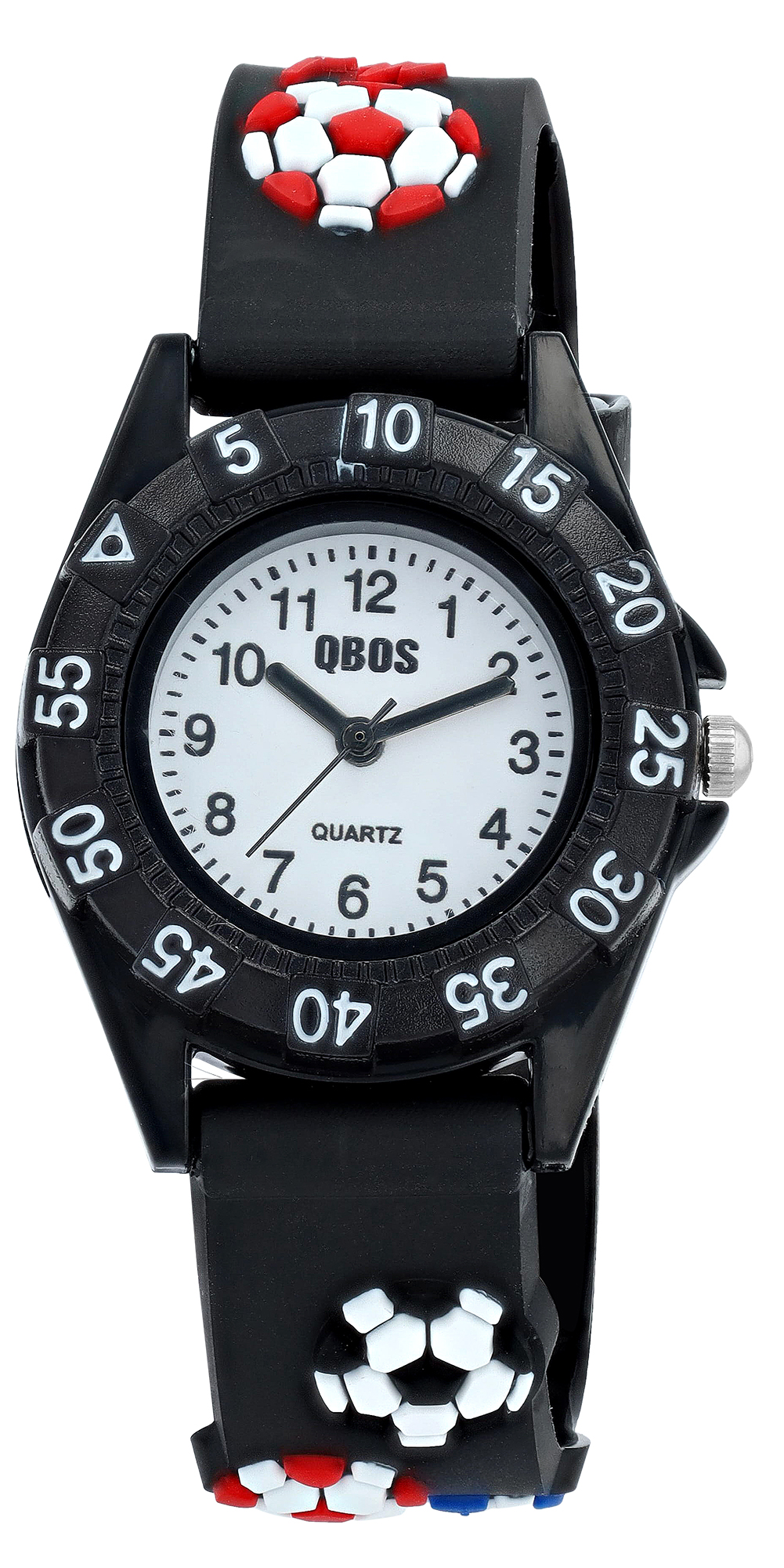 Qbos Kinderuhr mit Silikonband