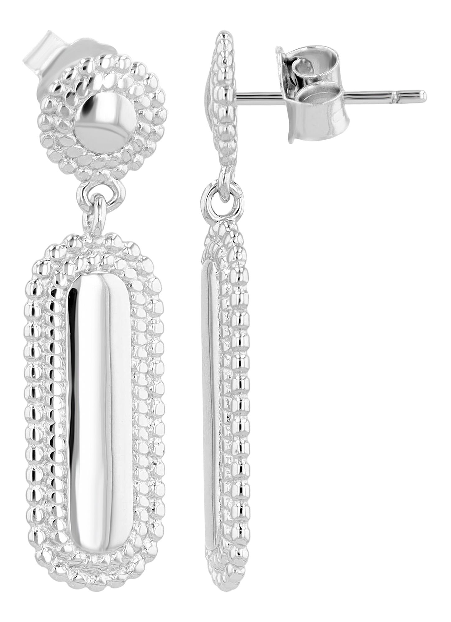 "Kiana" 925/- Echt Silber Ohrhänger, silberfarben rhodiniert