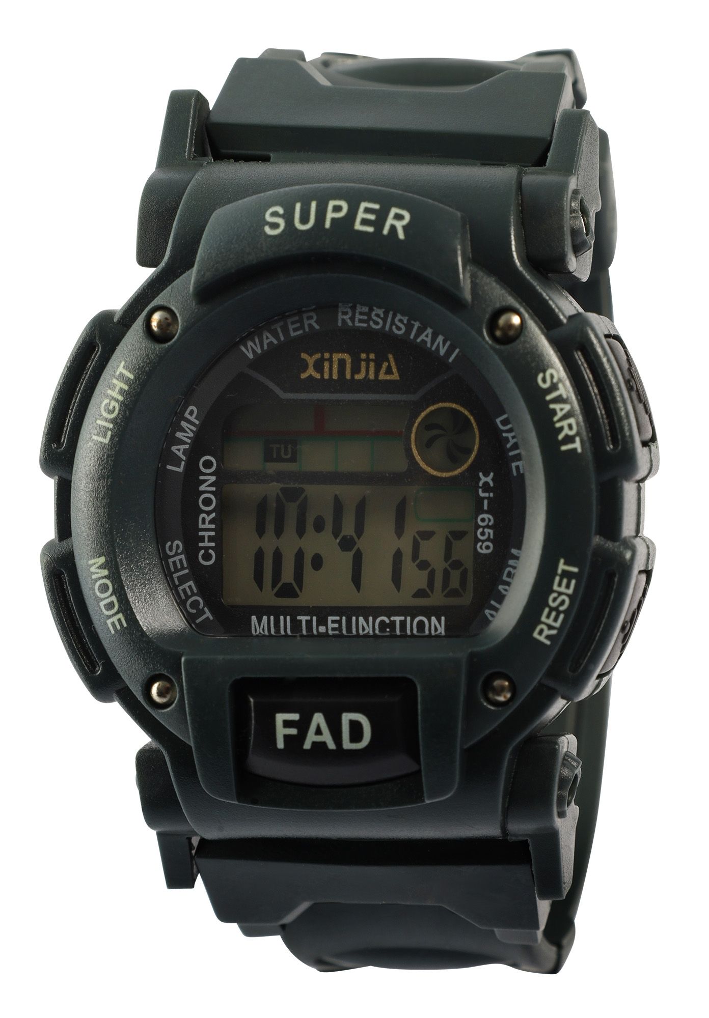 Xinjia Herrenuhr mit TPU-Band, dunkelgrün