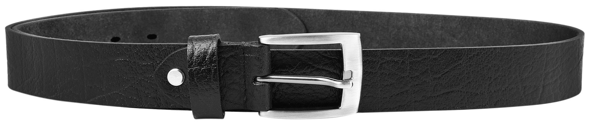Cintura Leonardo Verrelli in vera pelle, nera, cor