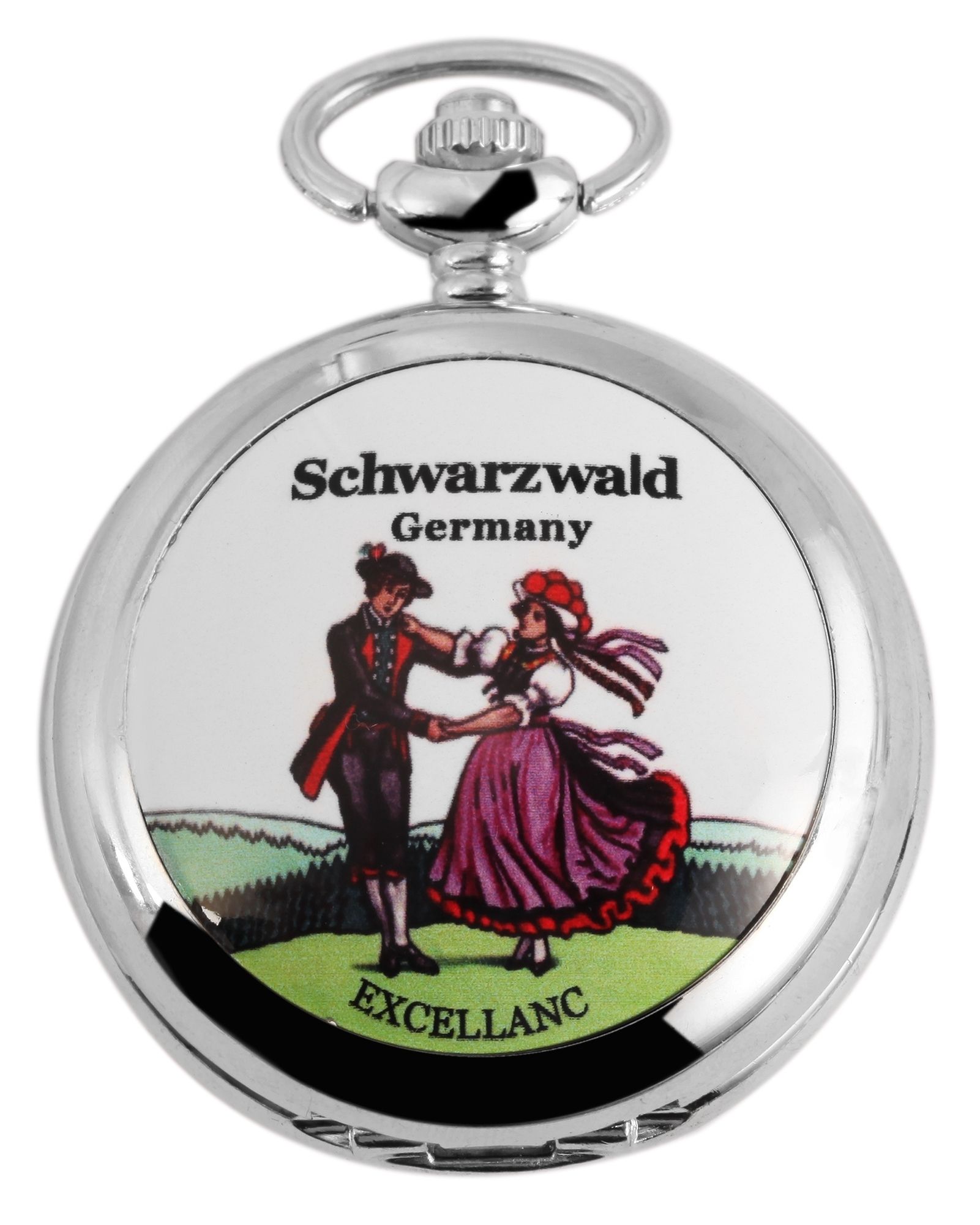 Excellanc Taschenuhr mit Motiv SCHWARZWALD