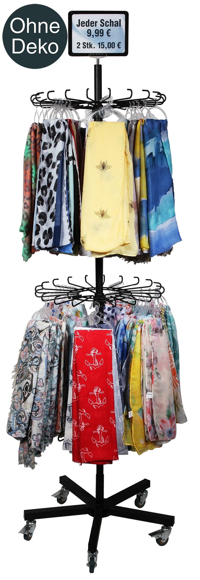 Verkaufsständer für Schals, Mix,176 cm x 60 cm