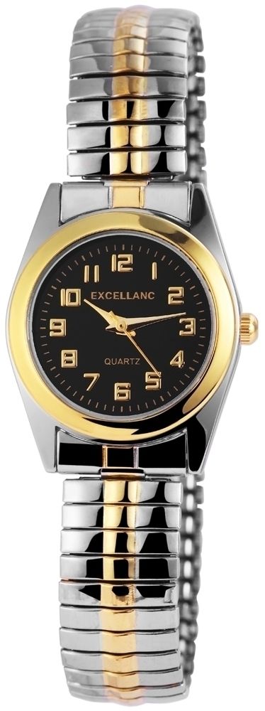 Excellanc Damenuhr mit Edelstahlzugband