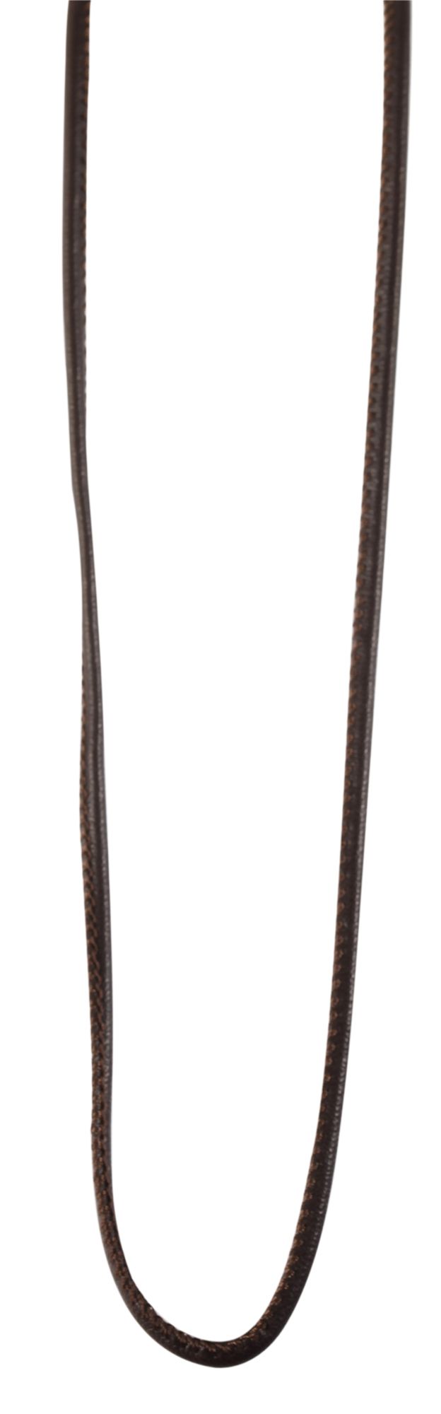 "Brendir", Echtleder Kette, dunkelbraun, Länge 43 cm