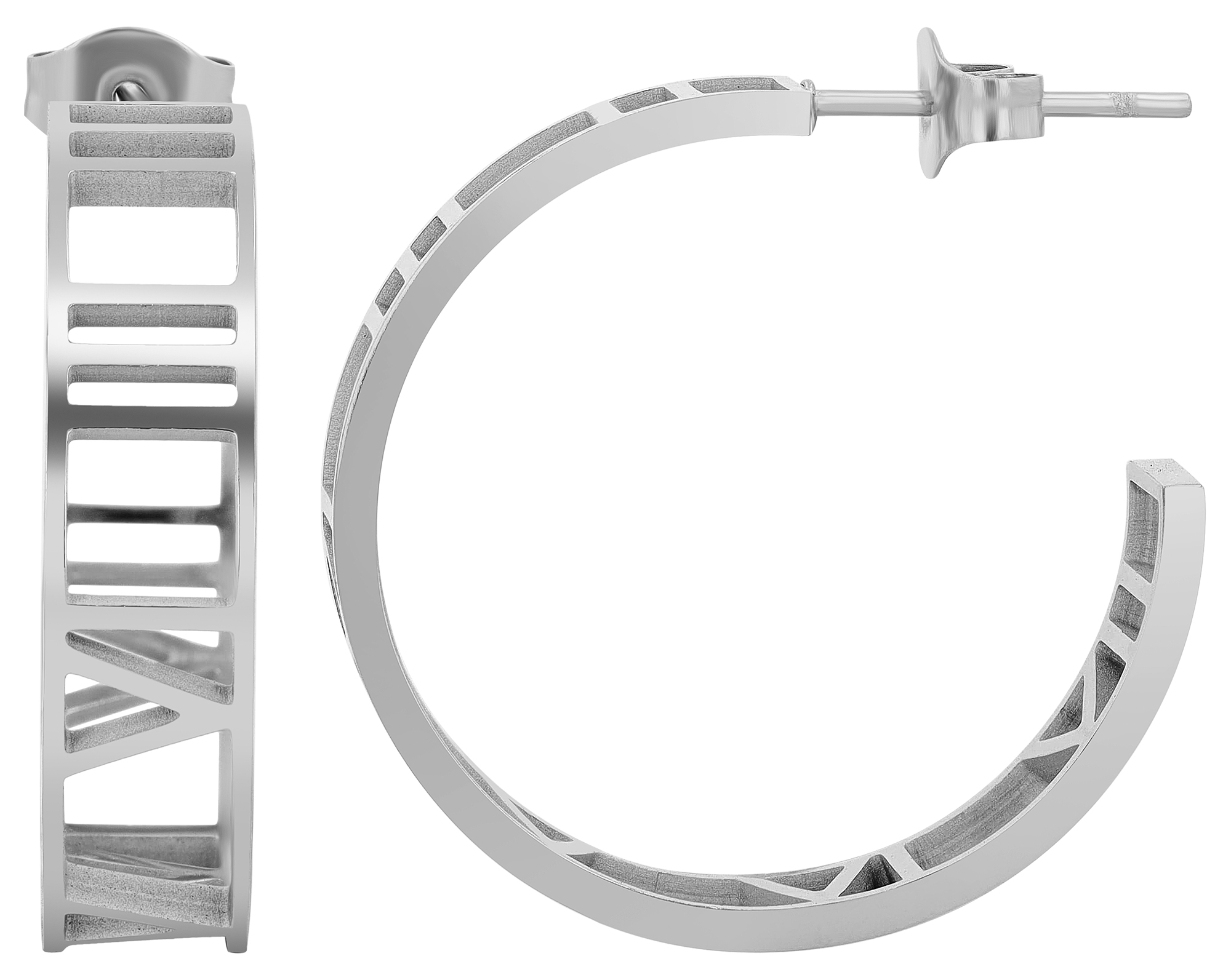 "Vika" Creole aus Edelstahl