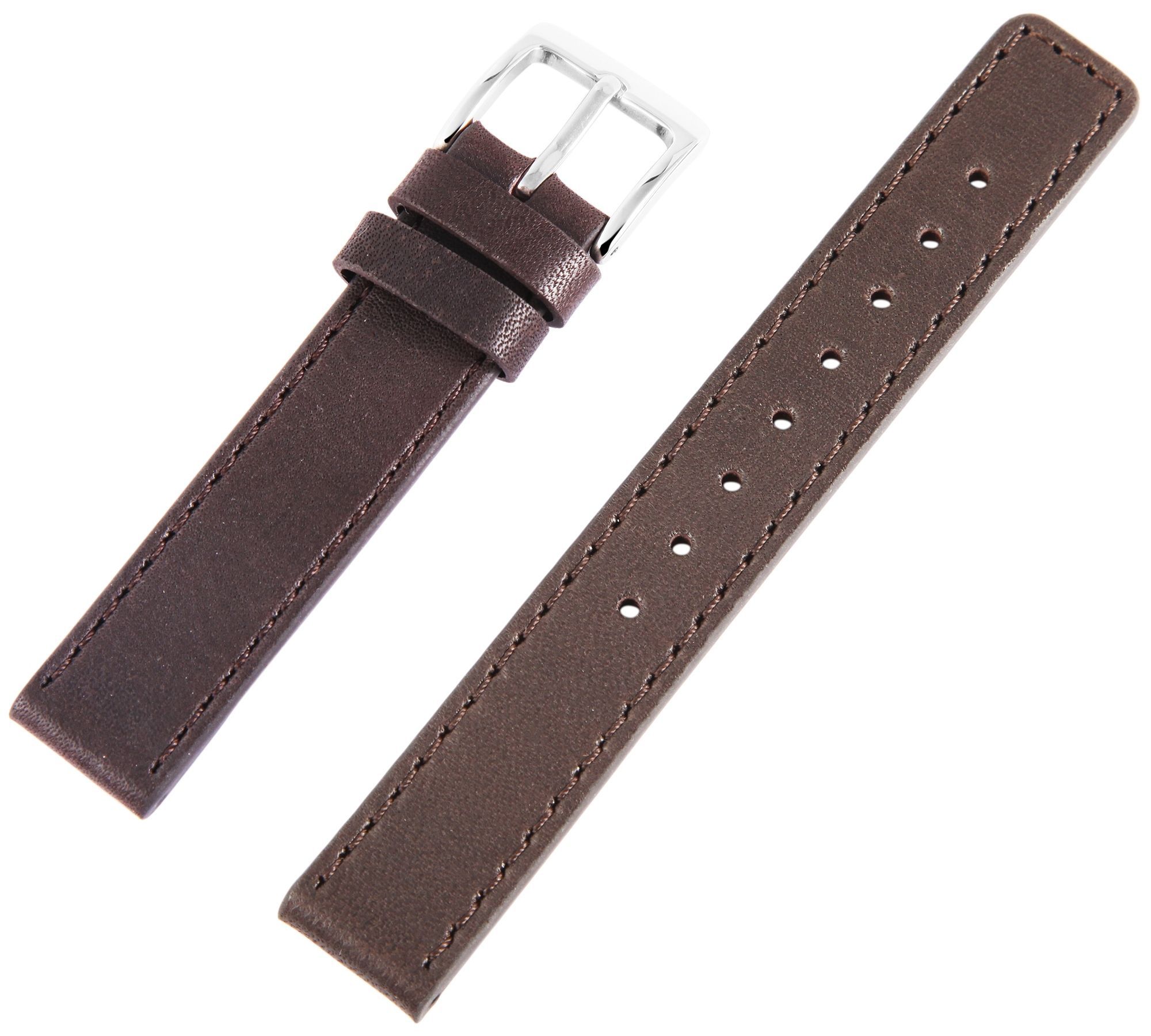 Echt Lederarmband, 16 mm, dunkelbraun