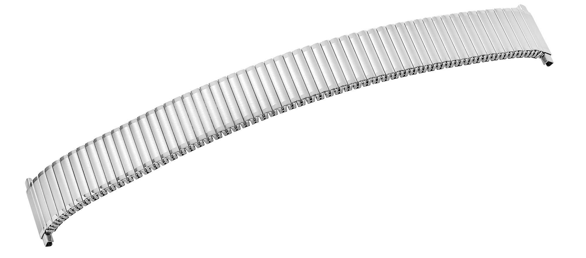 Edelstahl Zugarmband, silberfarben, 14 mm