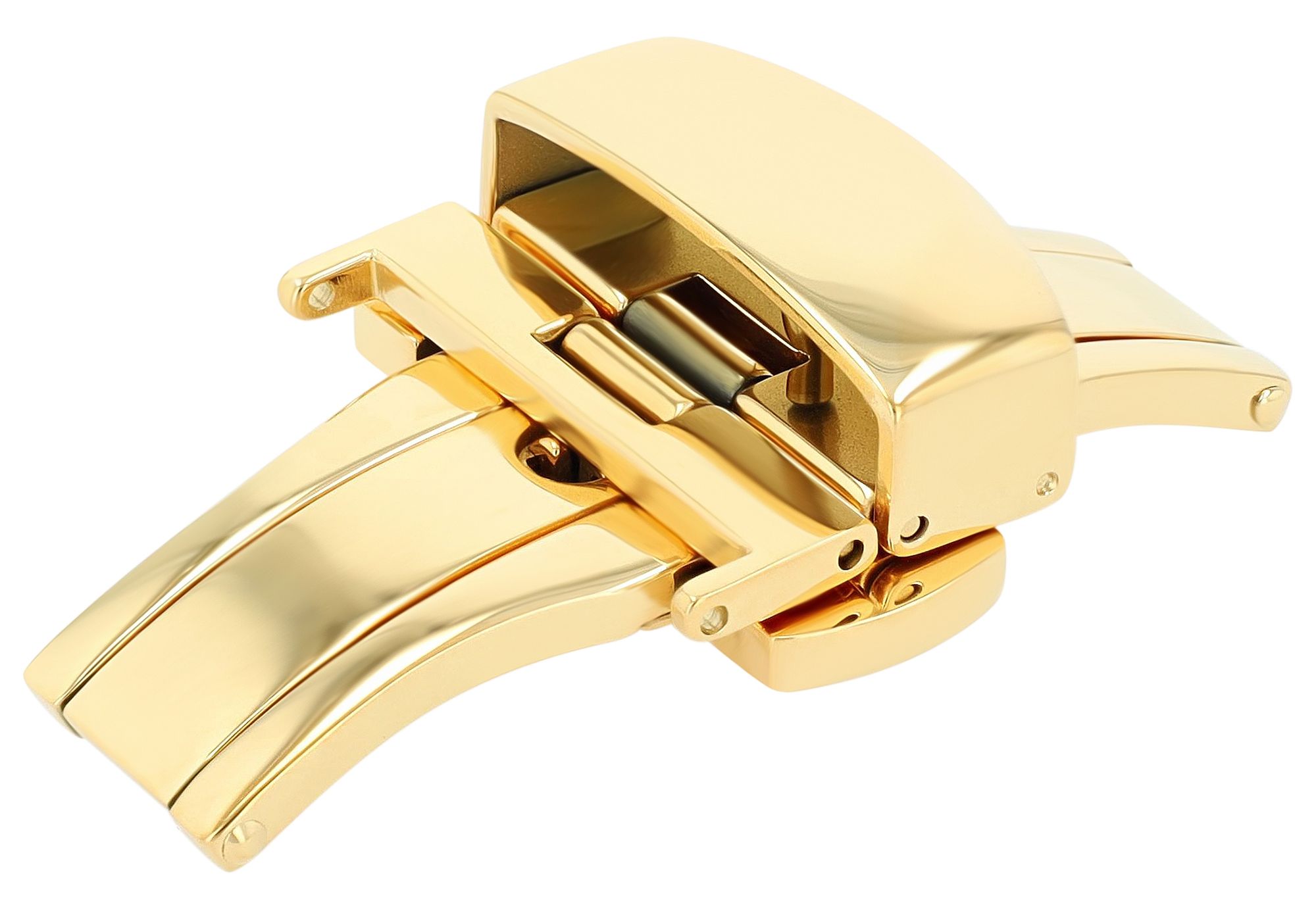 Butterflyschließe, Edelstahl, Schließenanstoß: 20 mm, goldfarben