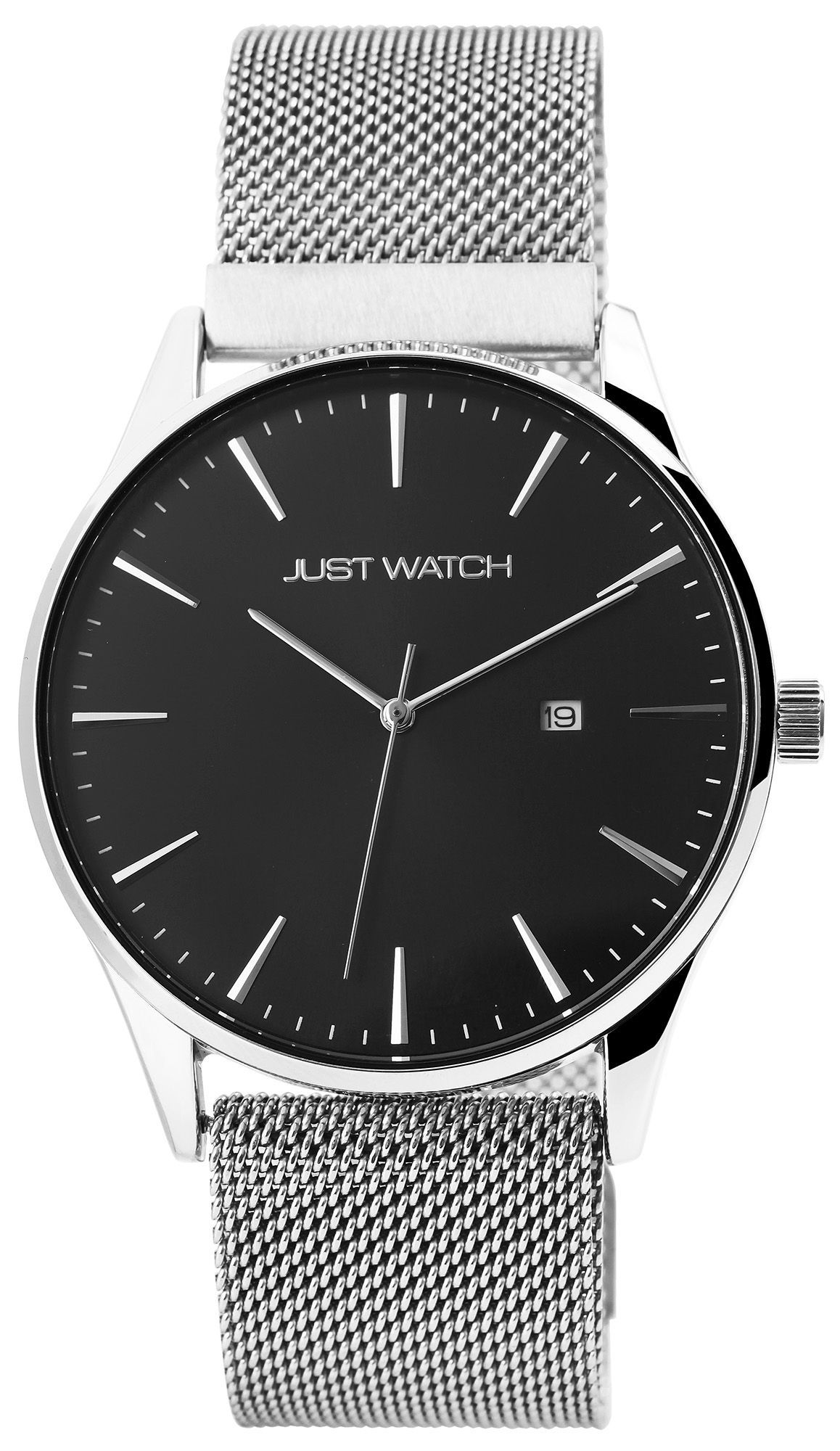 Just Watch Herrenuhr mit Edelstahl Magnetmeshband