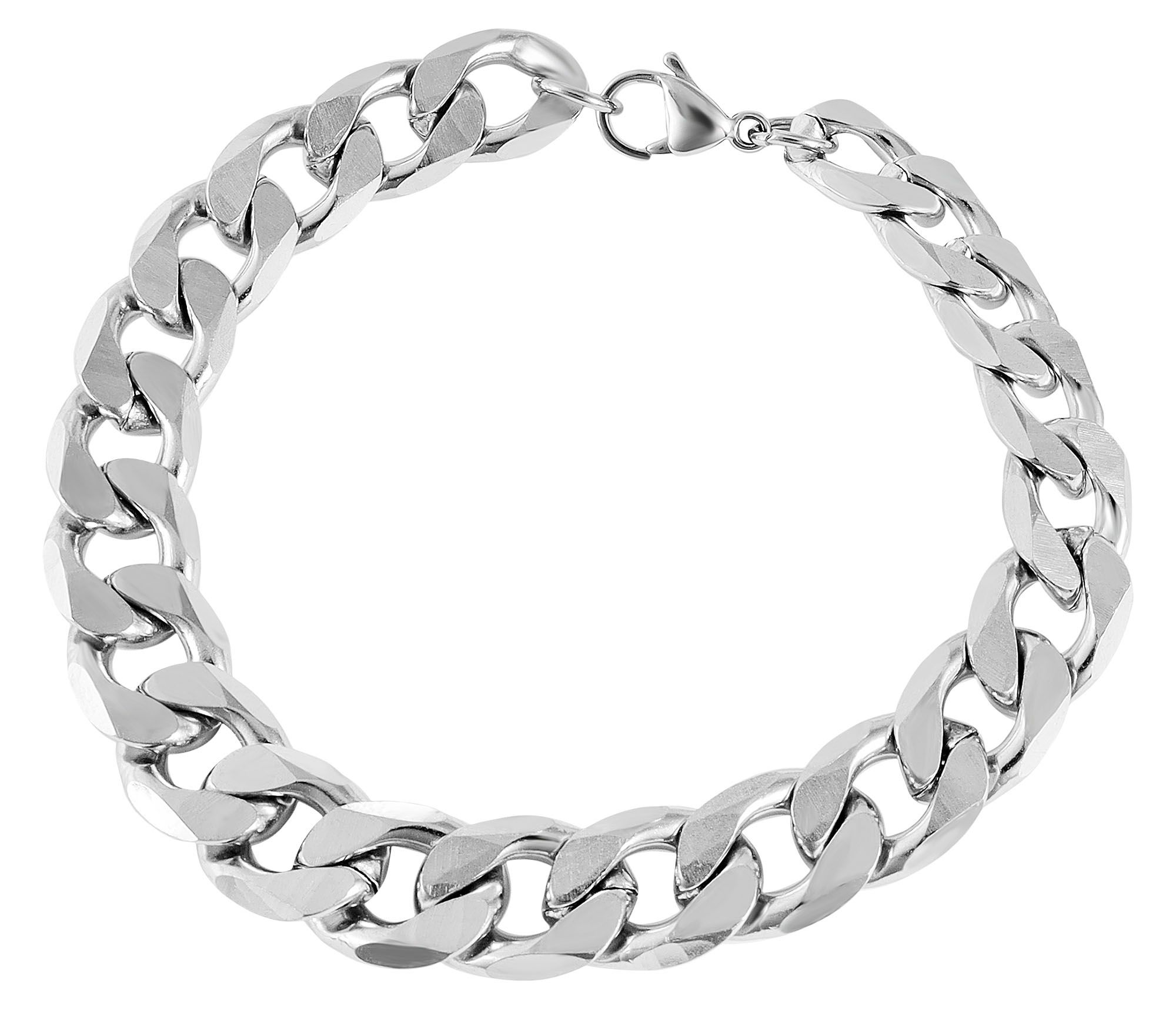 Edelstahl Panzerkettenarmband