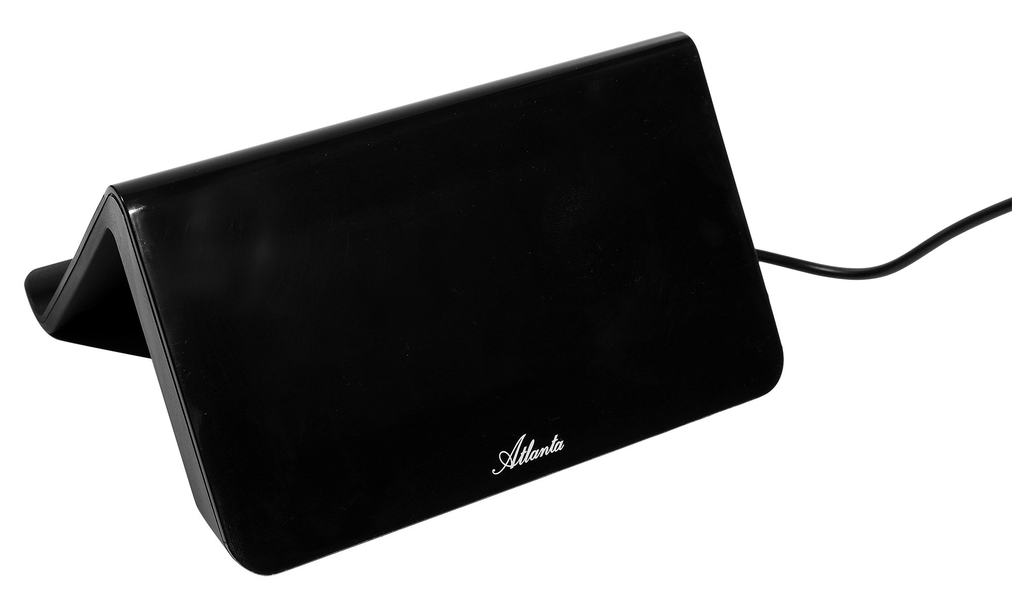 Multifunktions-Wecker (großer roter LED Anzeige, Wireless Ladestation, inkl. USB Kabel), schwarz