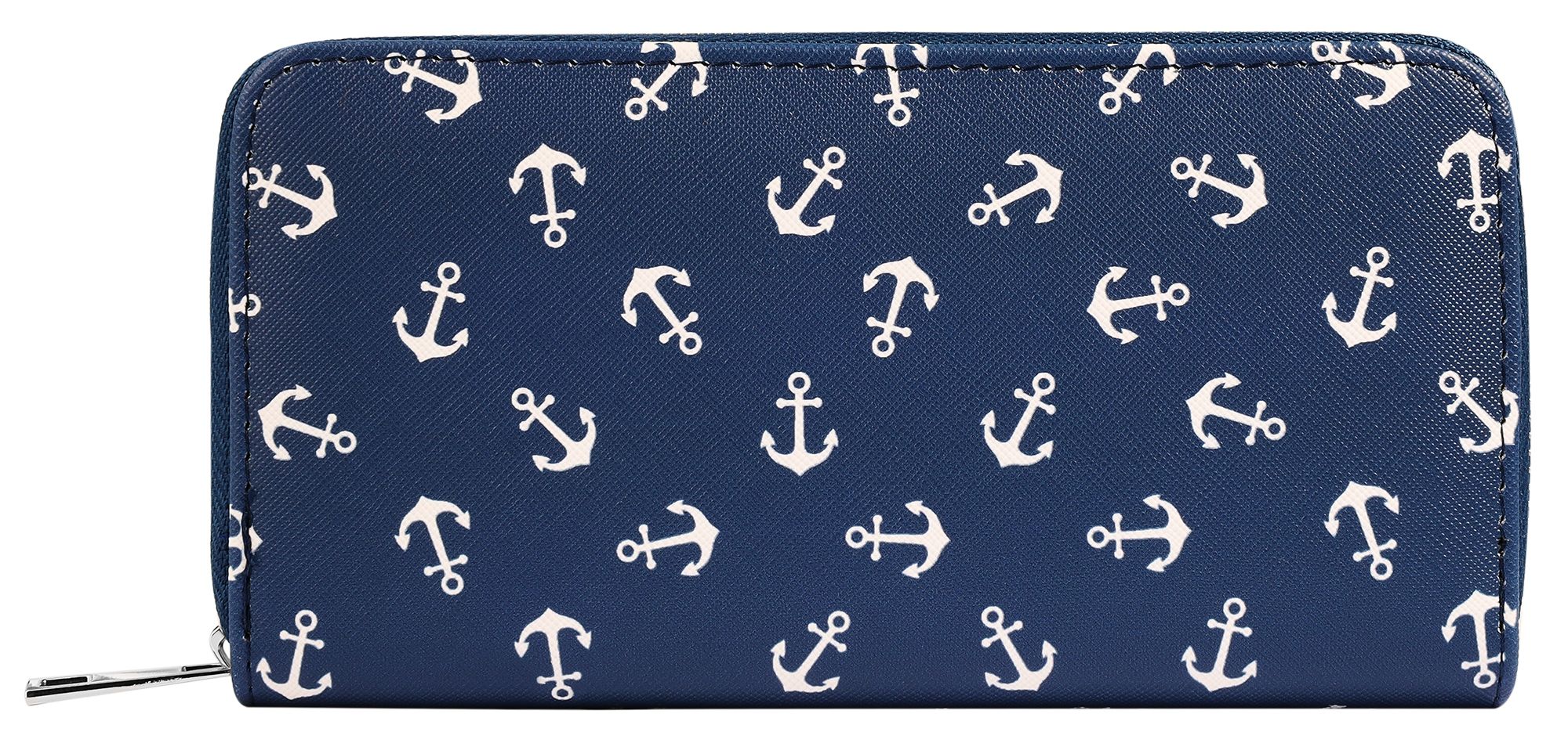 "Anissa", Cham Cham Damen Geldbörse aus Lederimitat, maritim,blau/weiß