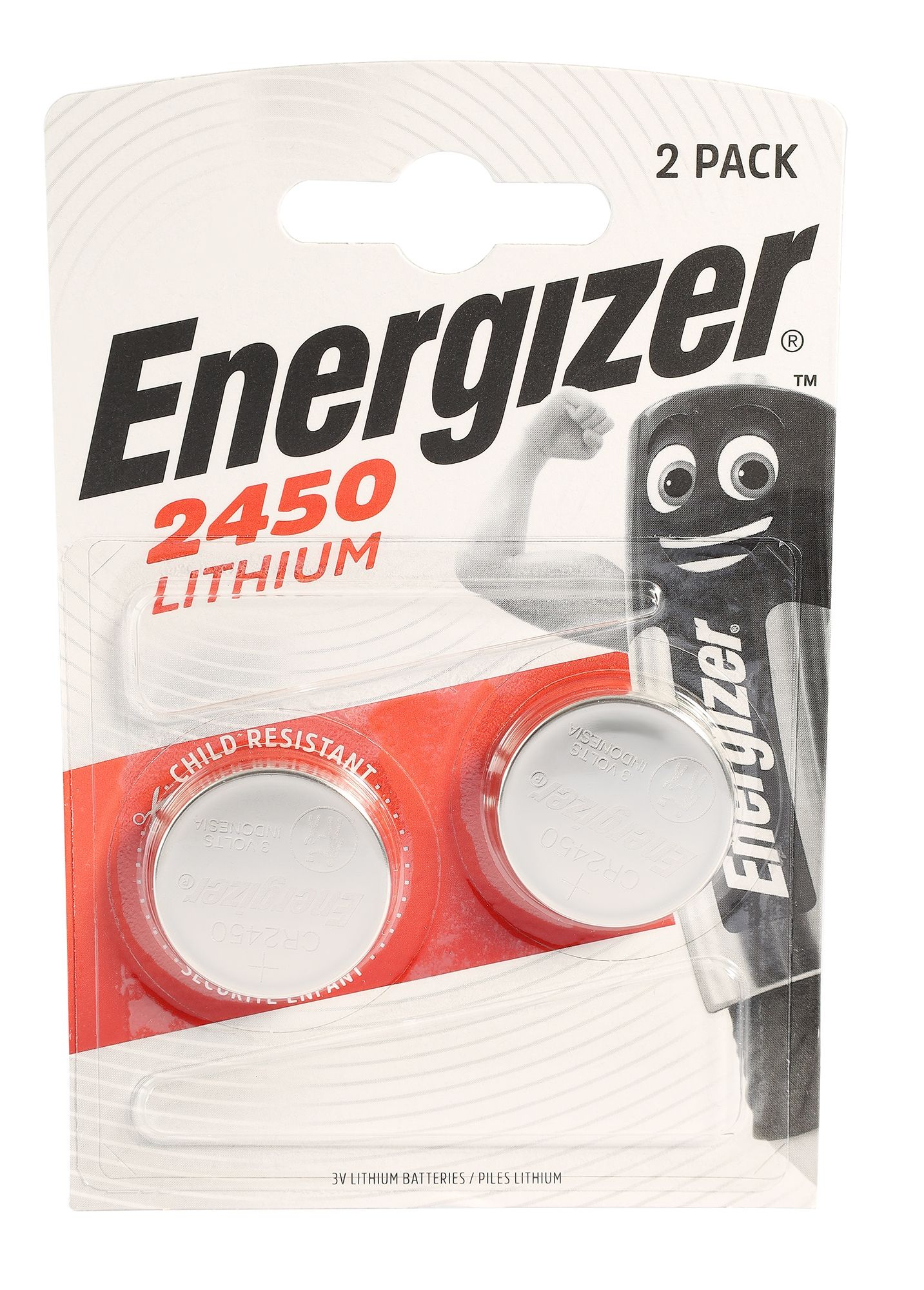 Energizer Lithium Zelle im 2er Blister, CR2450