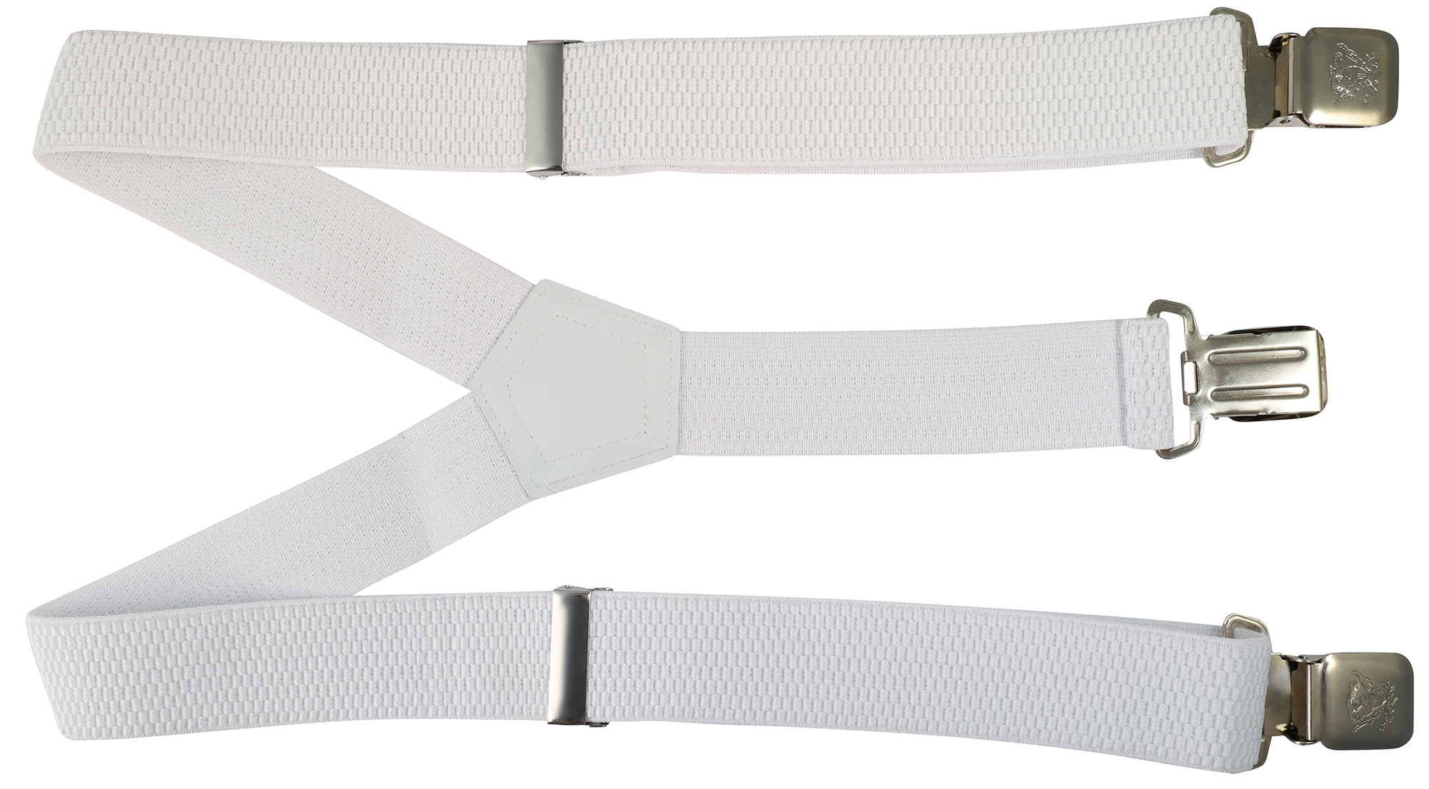 Hosenträger, 110 cm, elastisch, weiß