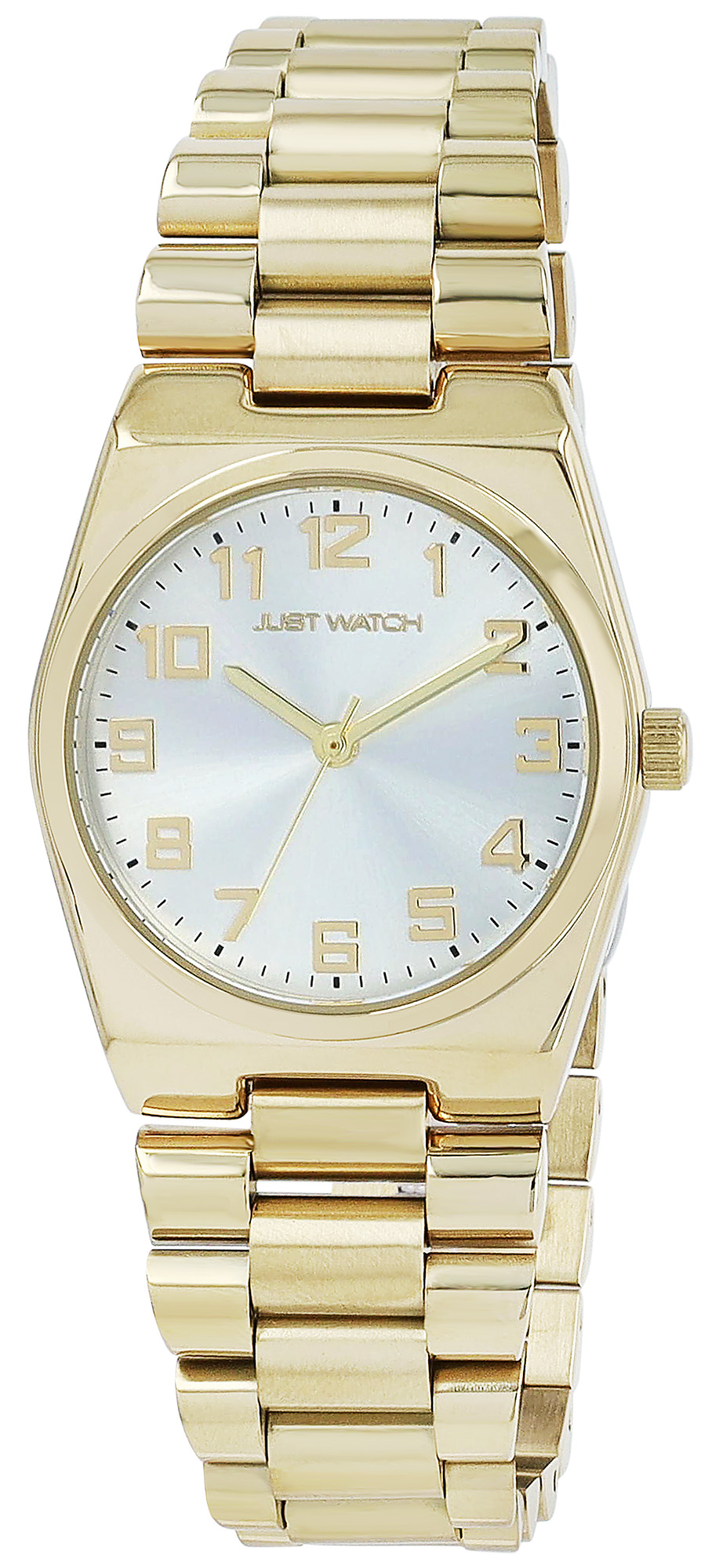 JUST WATCH Damenuhr "Elin" mit Edelstahlband, Ø 30 mm, 5ATM, goldfarben/ silberfarben