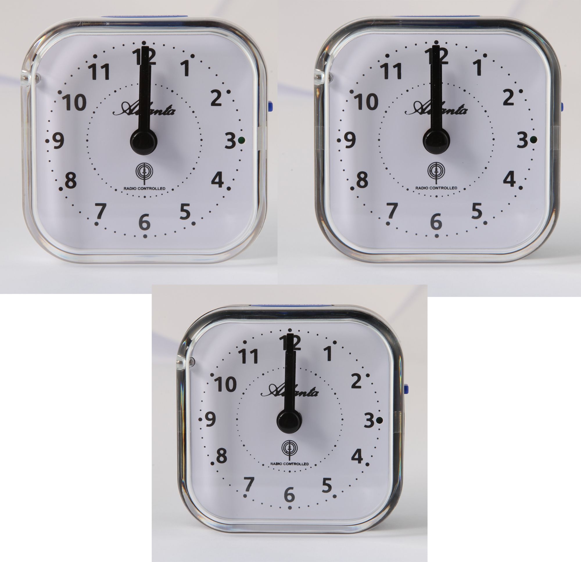 Atlanta Funk-Wecker im Set, 6 Stück