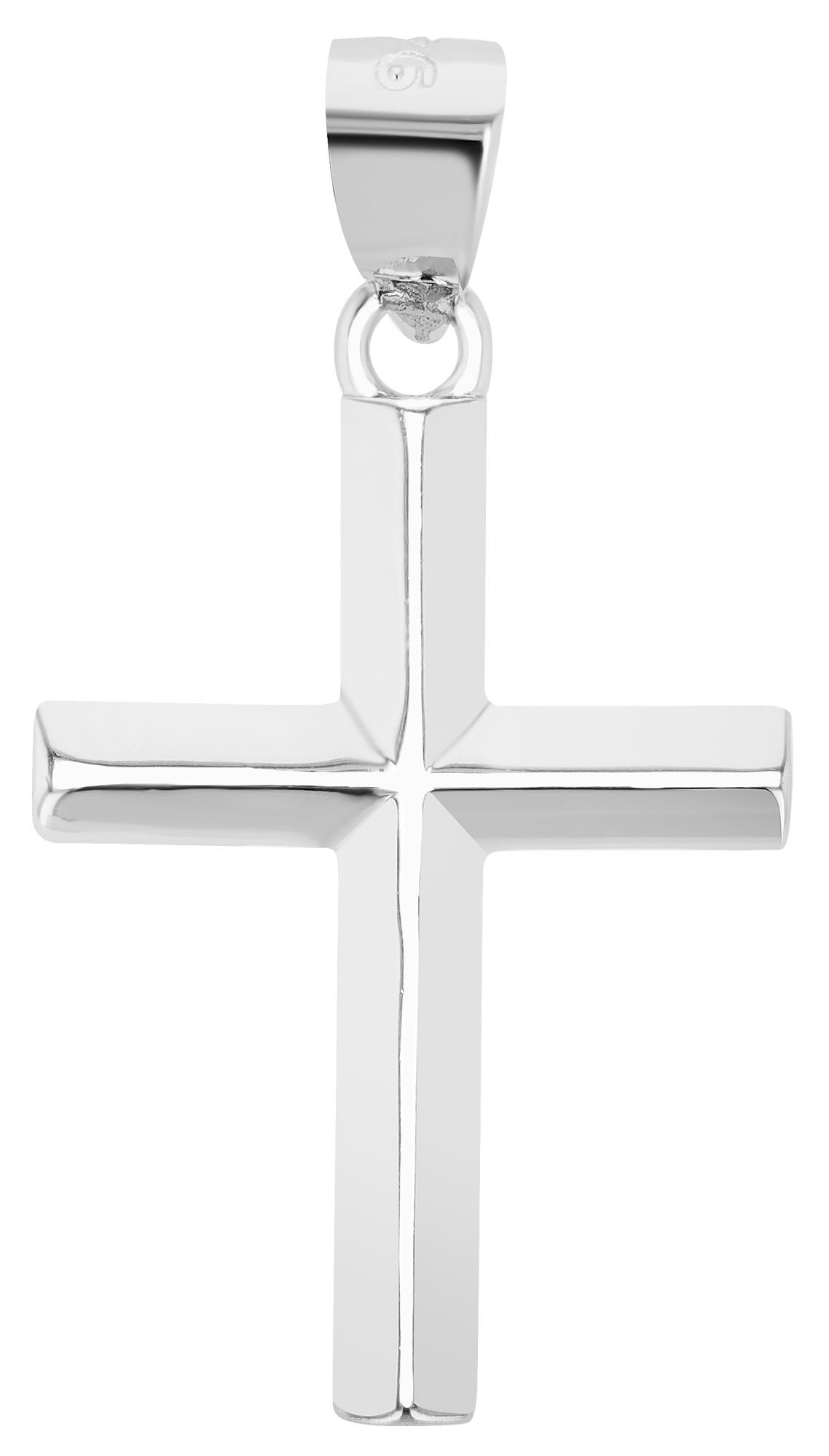 "Magdalena" - Kreuz, 925/rh Echt Silber Anhänger