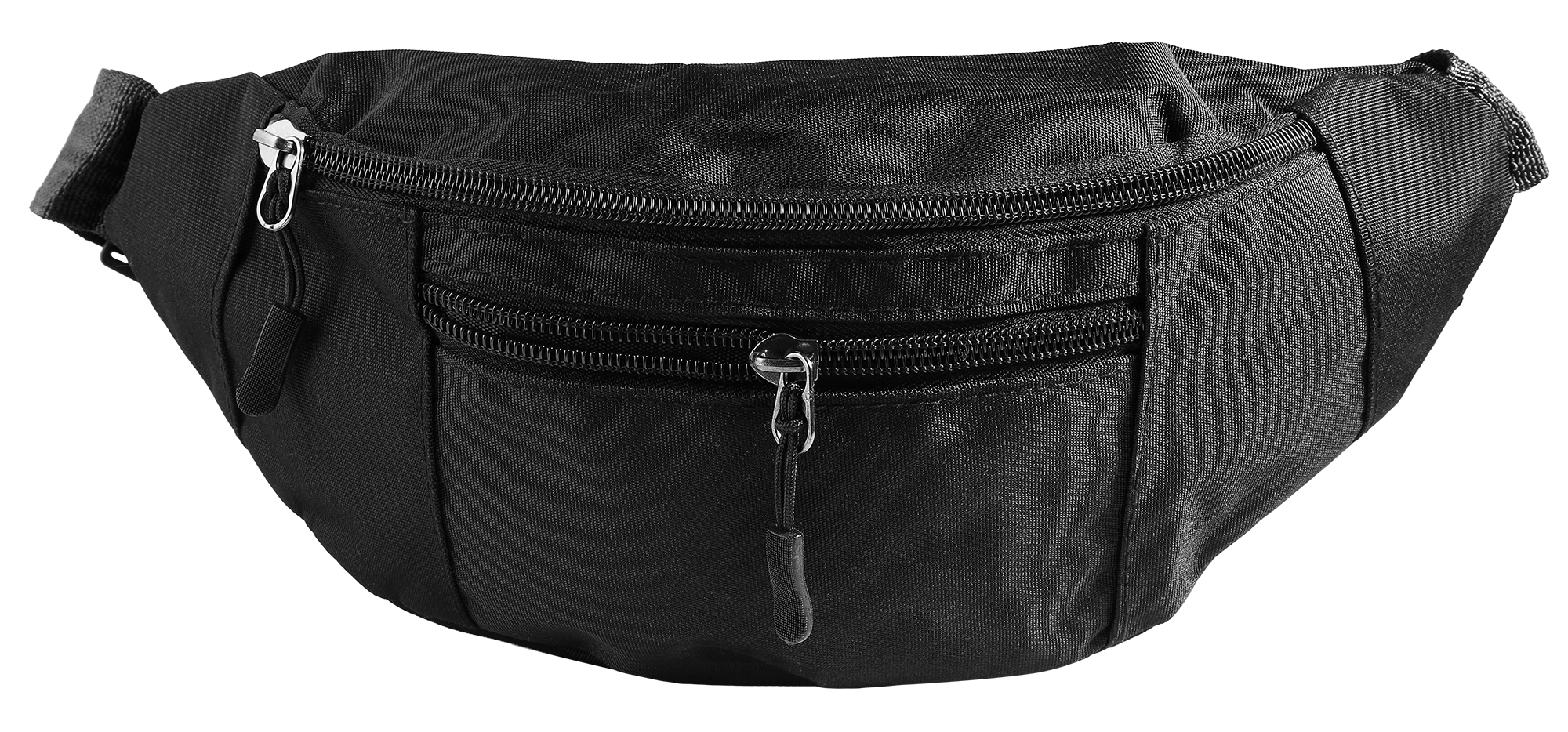 "Luma", Basic Hüfttasche aus Textil, schwarz