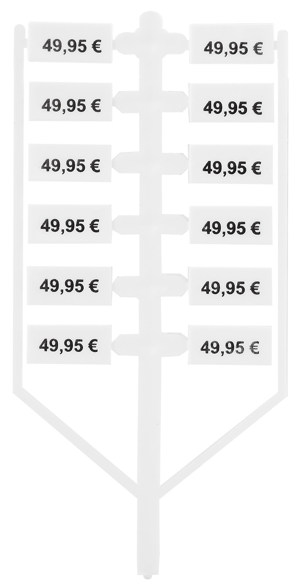 Preisbäumchen, weiß, 12 Preisschilder, 49,95€
