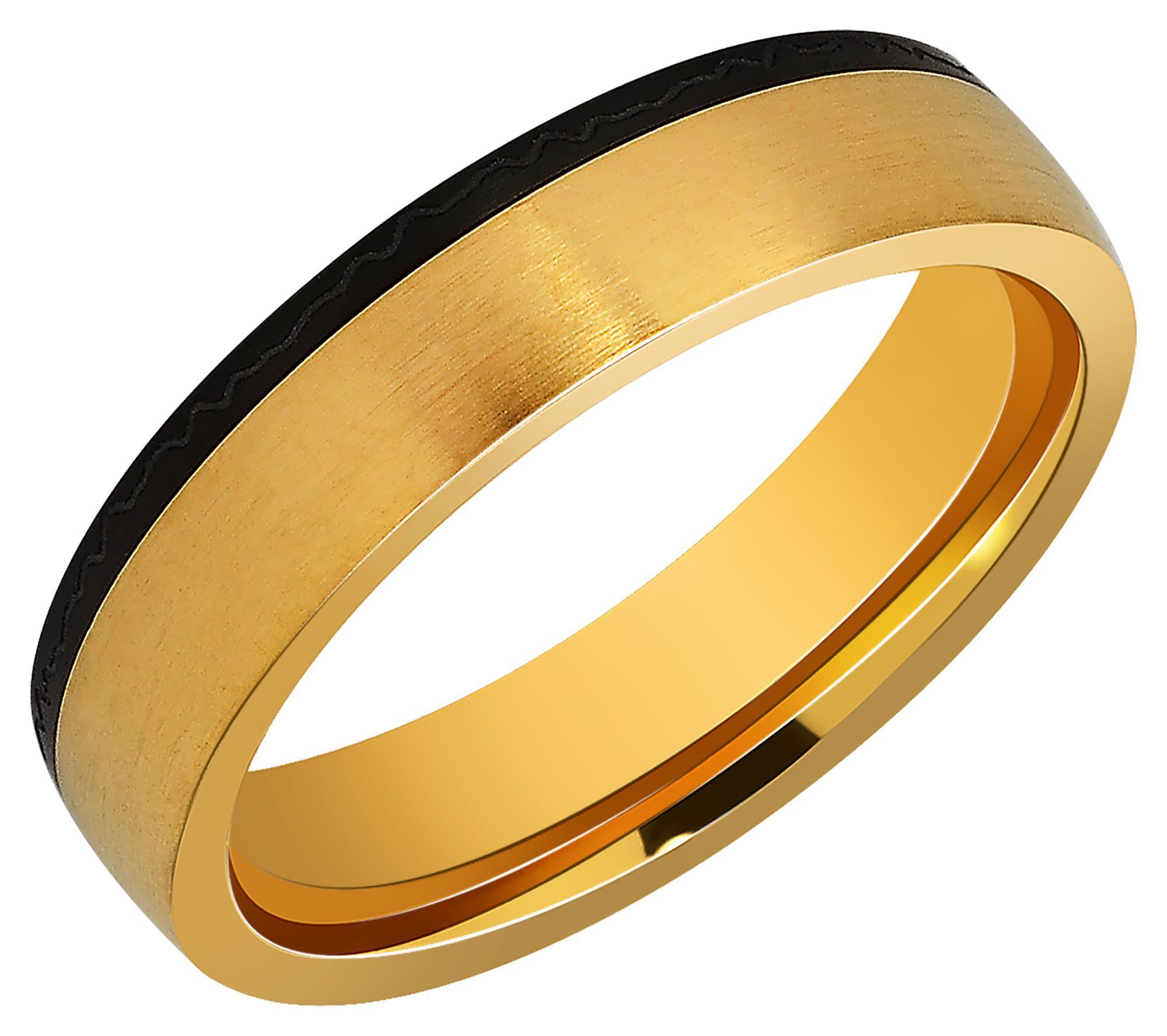 Akzent Edelstahl Herren Partnerring