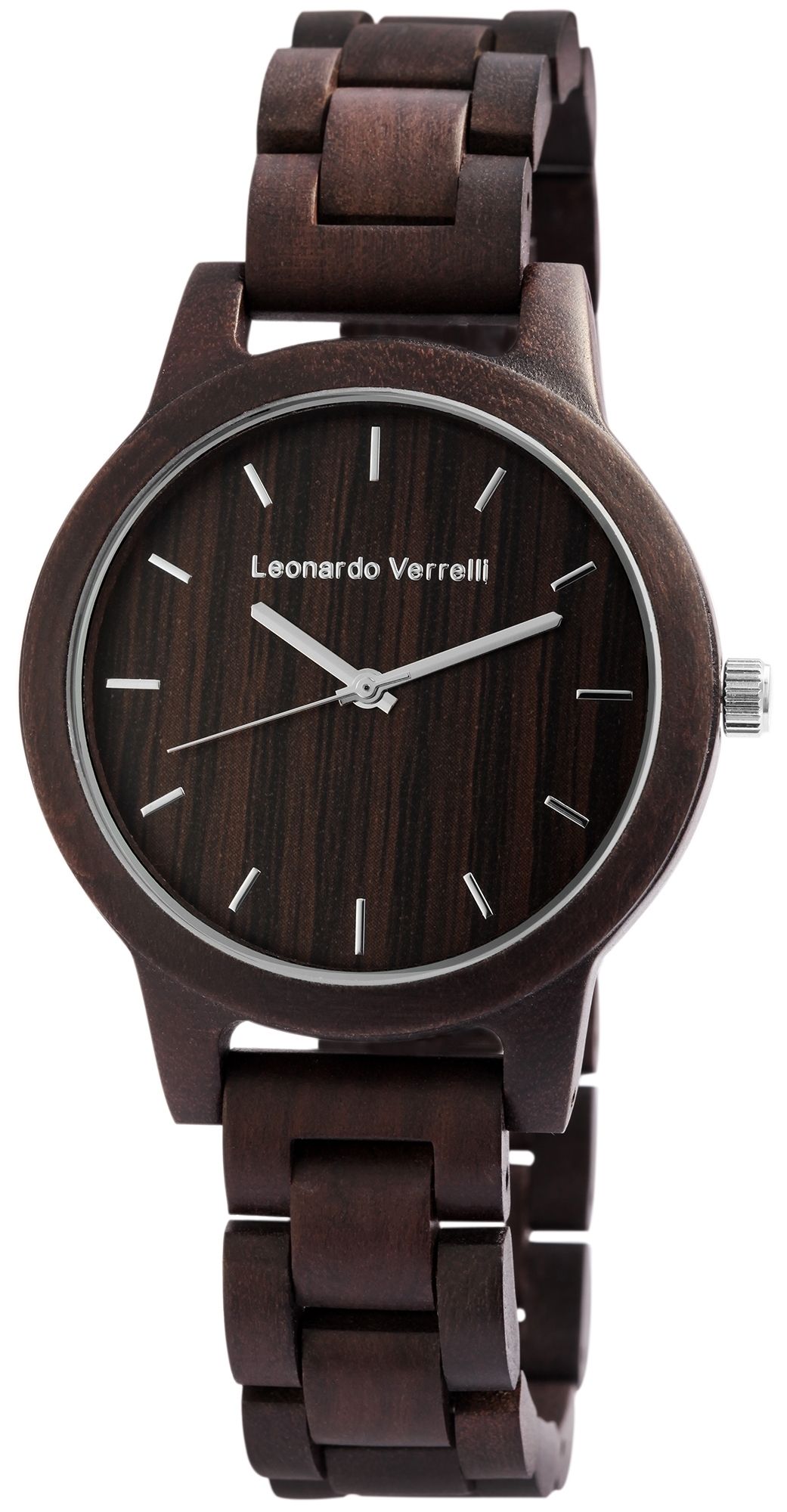 Leonardo Verrelli Herrenuhr aus Sandelholz