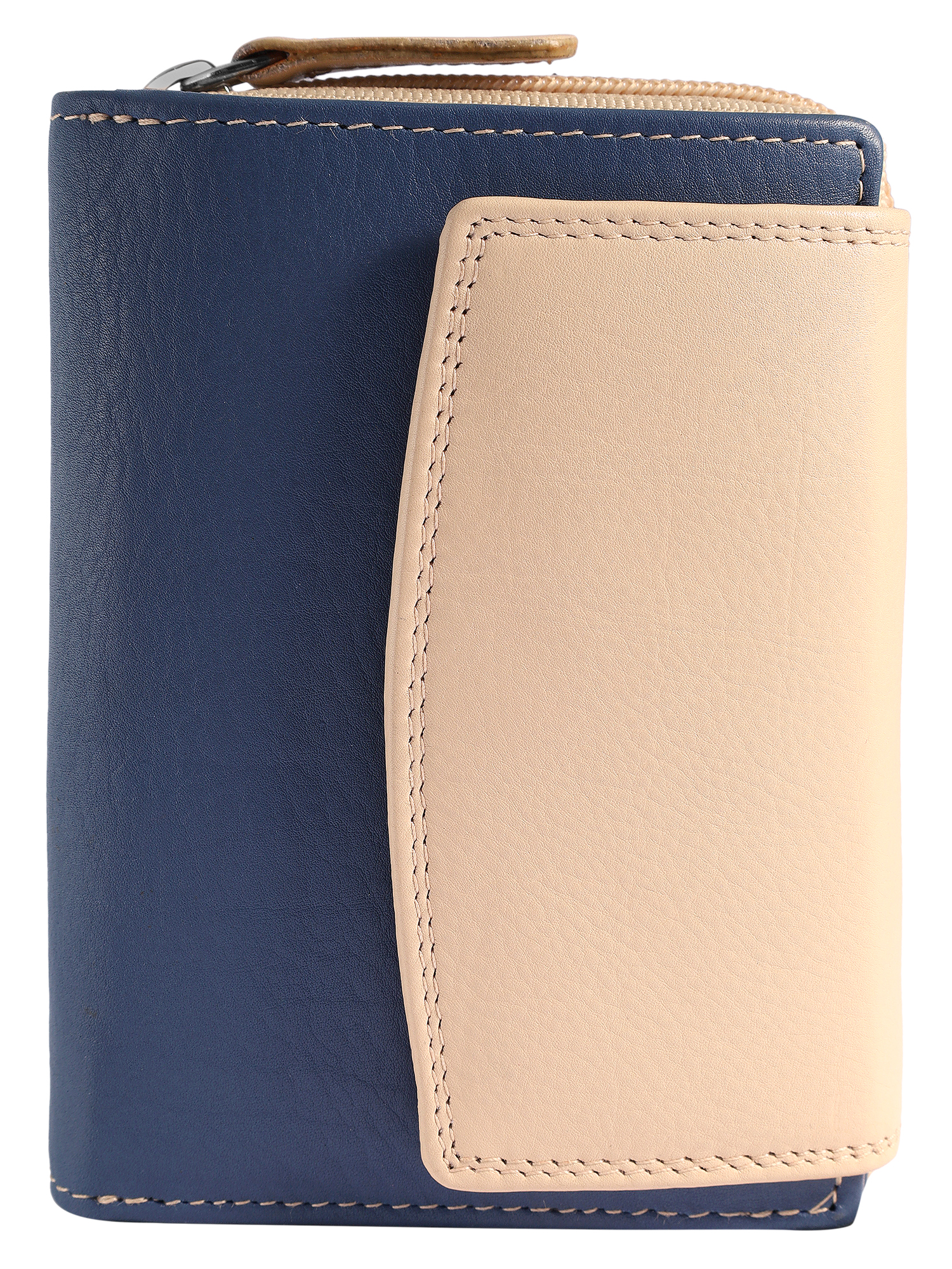 Leonardo Verrelli Echtleder Damen Geldbörse, RFID, Querformat