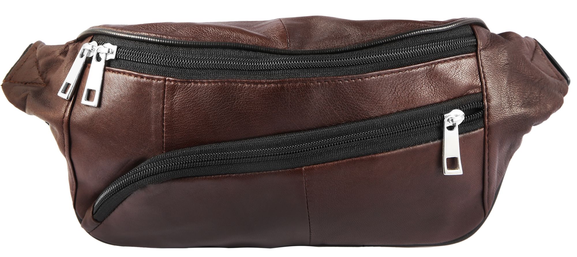 Steinmeister Hüfttasche aus Echtleder, braun