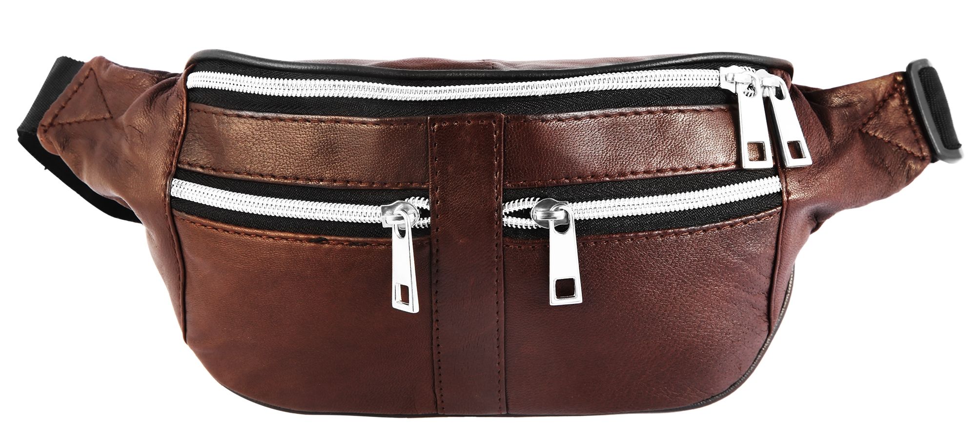 Steinmeister Hüfttasche aus Echtleder, braun