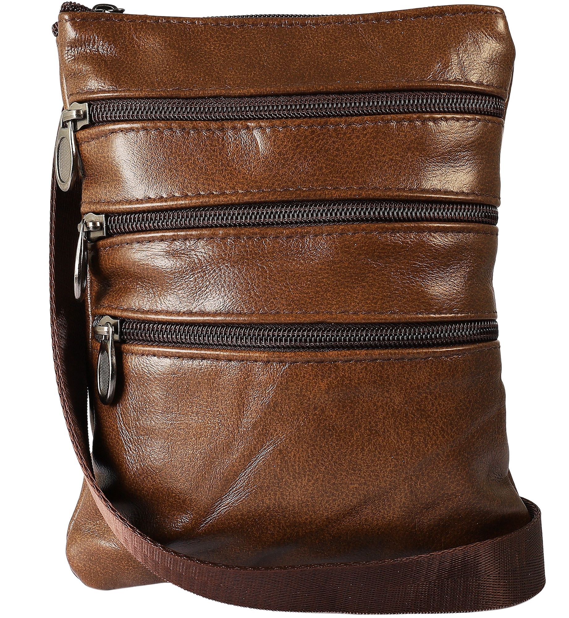 Umhängetasche aus Echtleder, Unisex