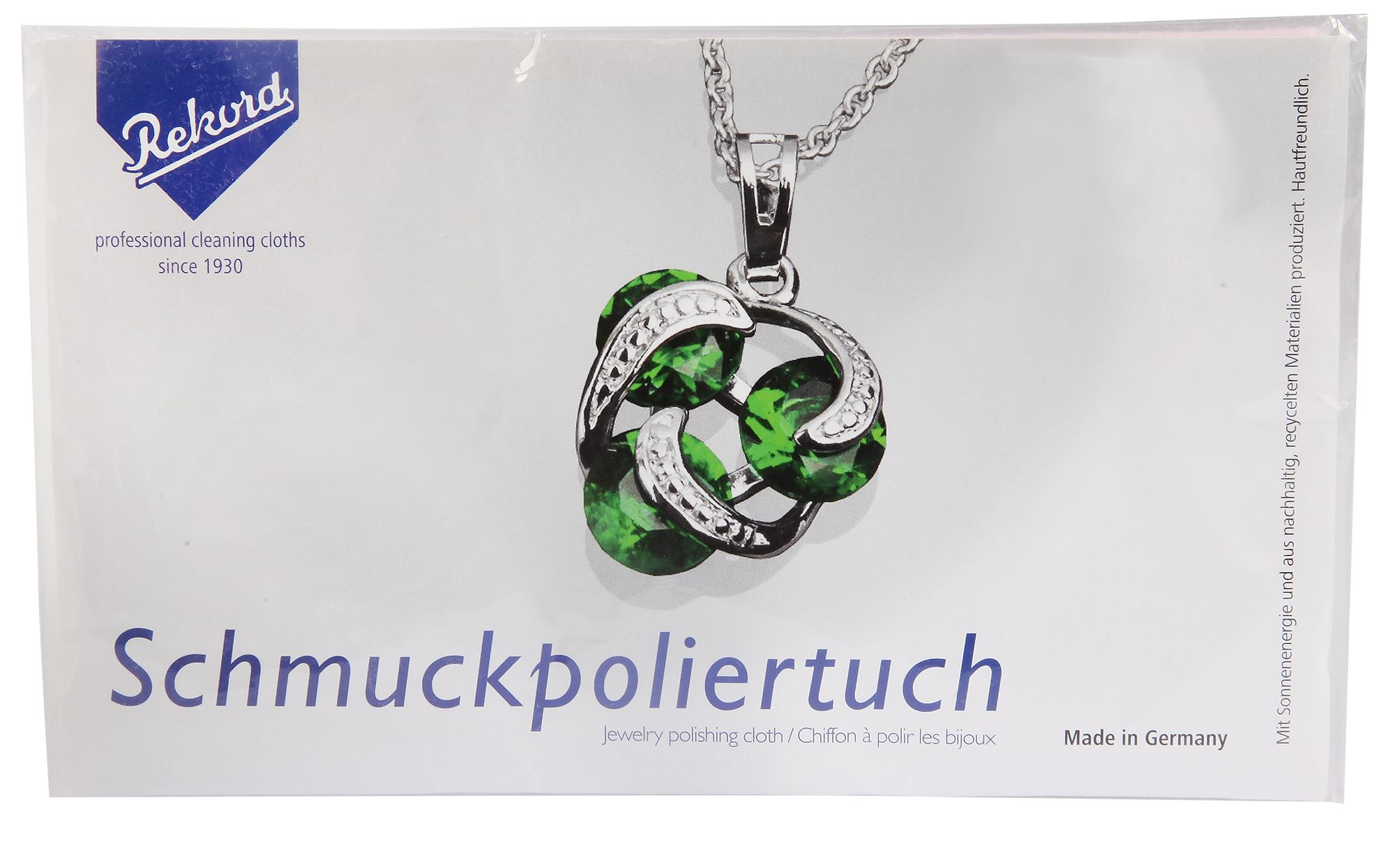Schmuck Poliertuch 15 x 30 cm, Molton, 100% Baumwolle