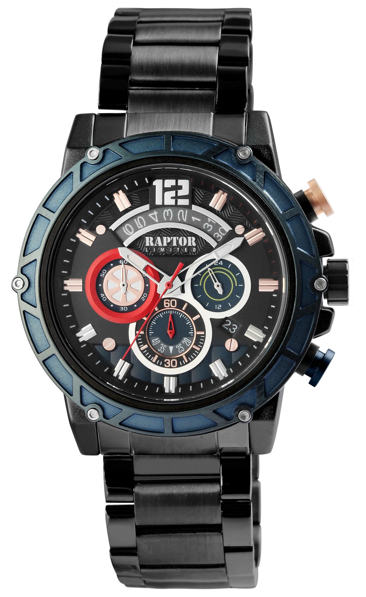 Raptor Limited Chronograph "Rakan" mit Edelstahlband