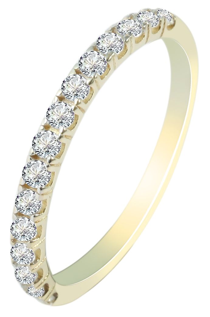 333/- Gold Ring "Alison" mit Zirkoniabesatz, Gelbgold, 8 Karat, Gr. 58